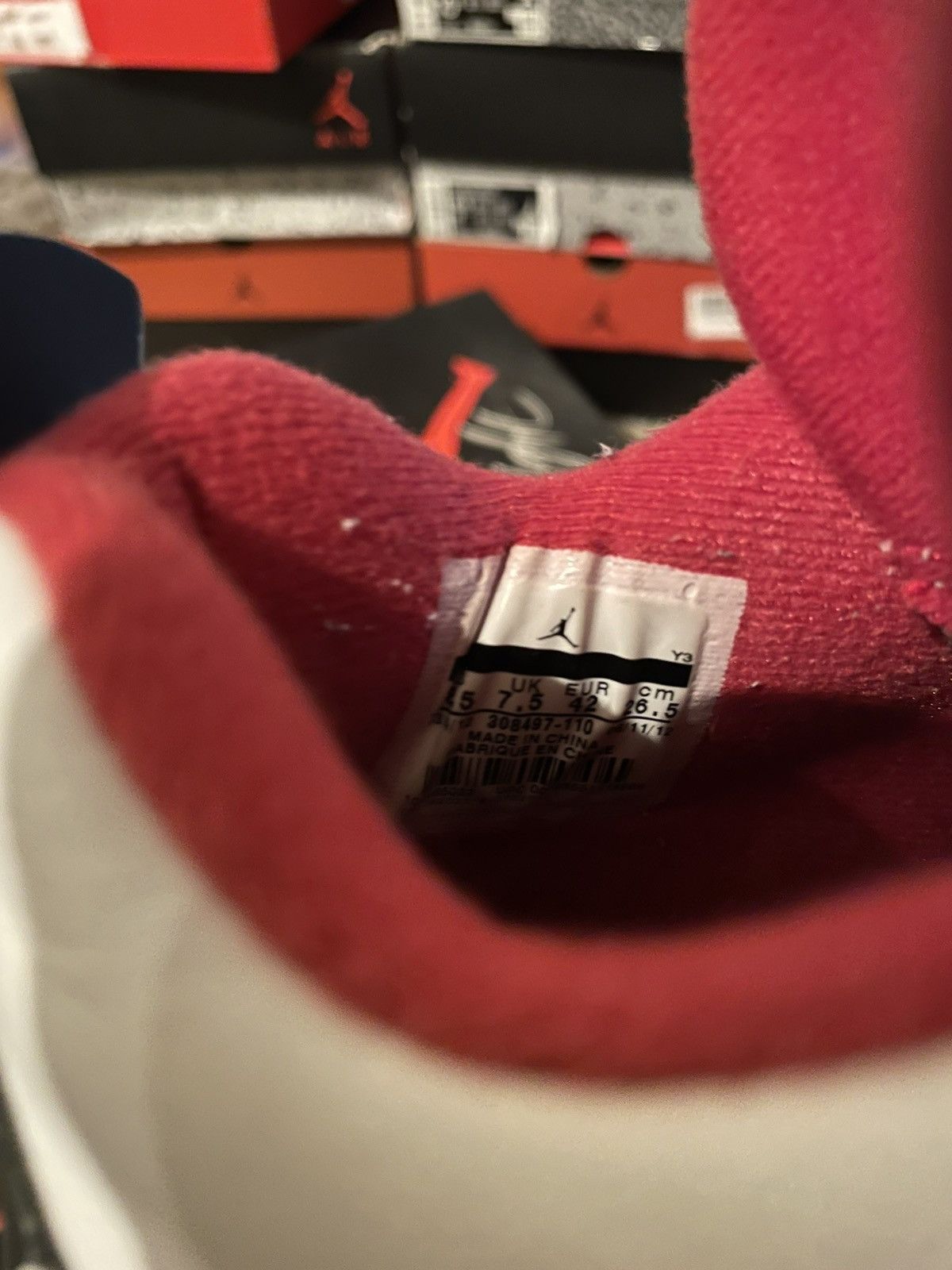 Jordan Brand Jordan 4 Fire Red Size US 8.5 / EU 41-42 - 13 Thumbnail