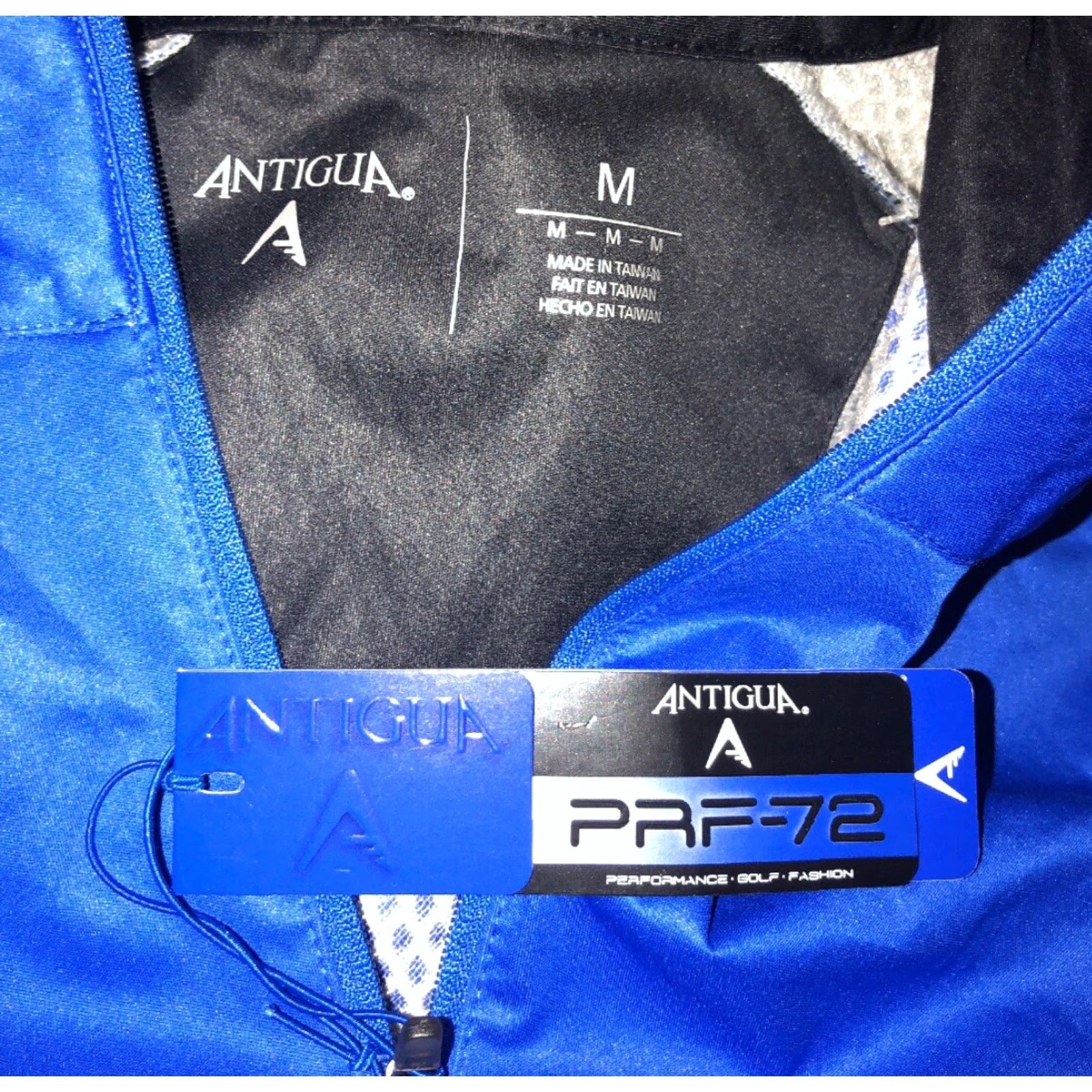 Vintage Antigua Jacket 1/2 Zip Pullover Mens Blue Size M NEW Size US M / EU 48-50 / 2 - 6 Thumbnail