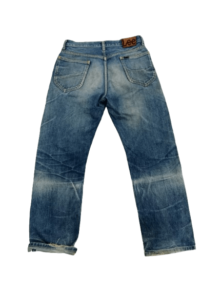 Lee Vintage LEE Riders Union Made Selvedge Distressed Jeans Size US 30 / EU 46 - 2 Thumbnail