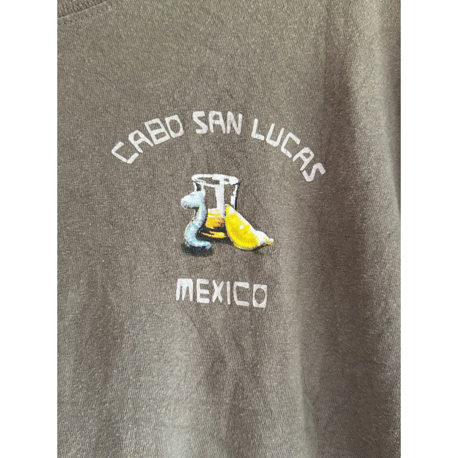 Vintage Cabo San Lucas Tequila Graphic Tee Distressed XL Size US XL / EU 56 / 4 - 5 Thumbnail