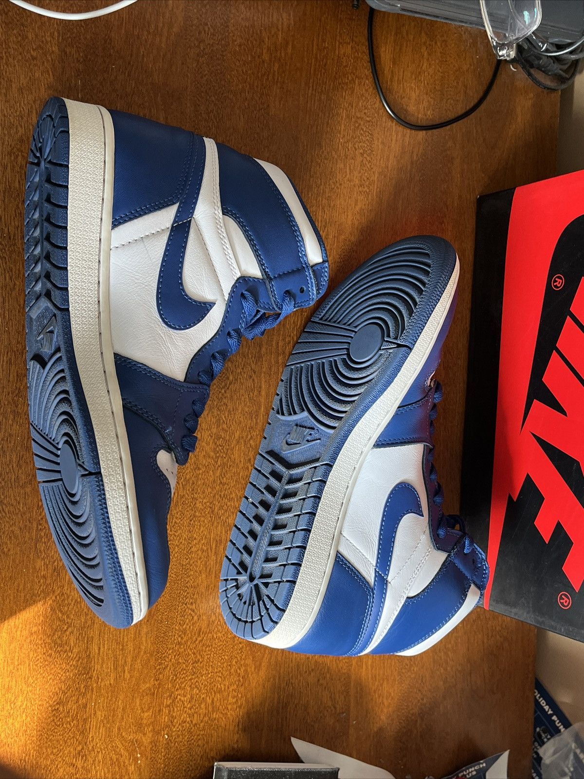 Jordan Brand × Nike Jordan 1 storm blue 2016 Size US 9 / EU 42 - 6 Thumbnail