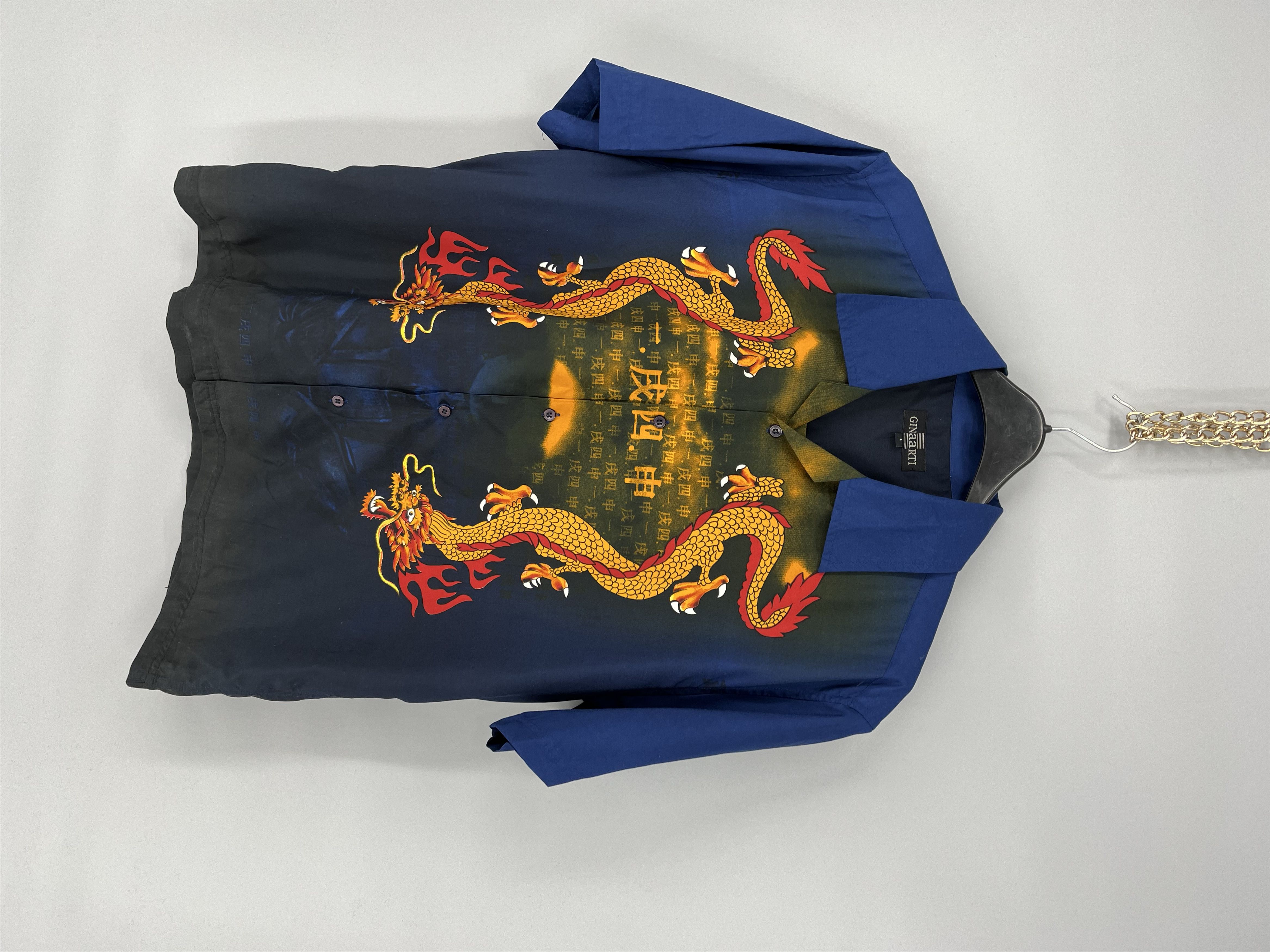 Vintage Y2K vintage Hawaiian Shirt Big logo Dragon Size US XL / EU 56 / 4 - 3 Thumbnail