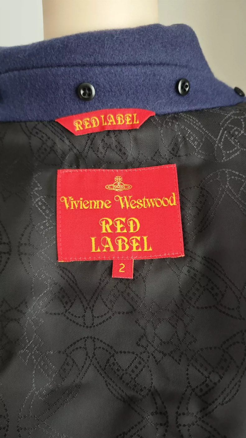 Vivienne Westwood Vivienne Westwood A blue-purple coat with asymmetrical fur Size M / US 6-8 / IT 42-44 - 6 Thumbnail