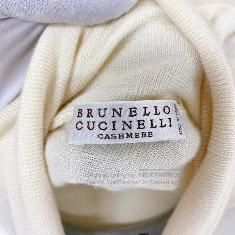 Brunello Cucinelli Brunello Cucinelli White pullover cashmere sweater Size XS / US 0-2 / IT 36-38 - 5 Thumbnail