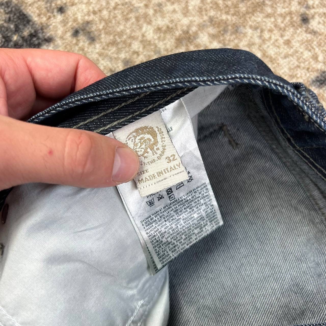 Diesel Vintage Diesel Dark Blue Denim Jeans Streetwear Style Size US 32 / EU 48 - 8 Thumbnail