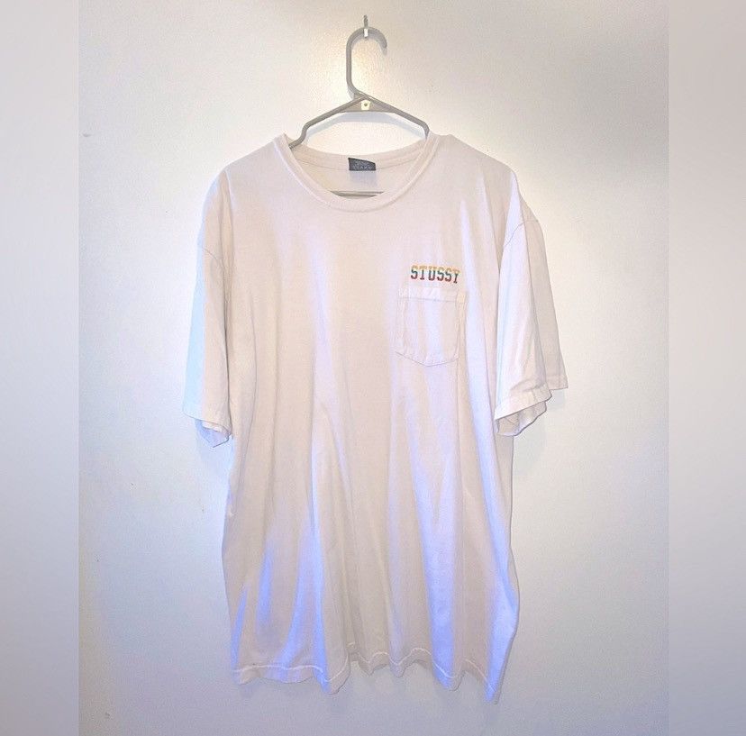 Stussy Stüssy white T Size US XL / EU 56 / 4 - 2 Thumbnail