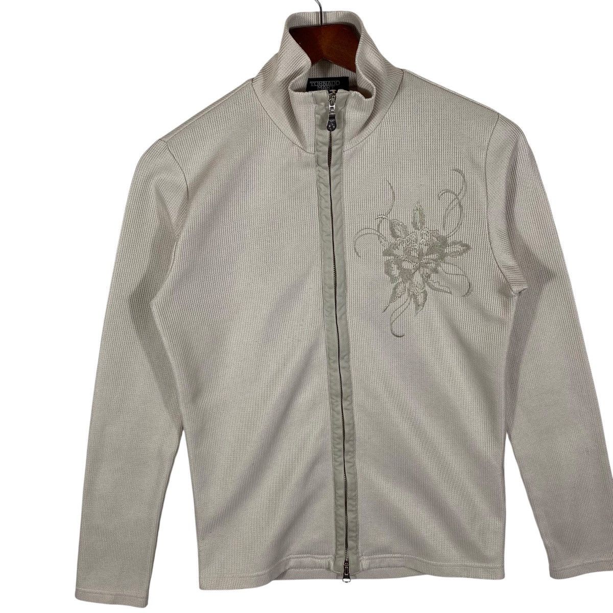 Tornado Mart Vintage 90s Tornado Mart Flower Embroidery Zipper Jacket Size US S / EU 44-46 / 1 - 4 Thumbnail