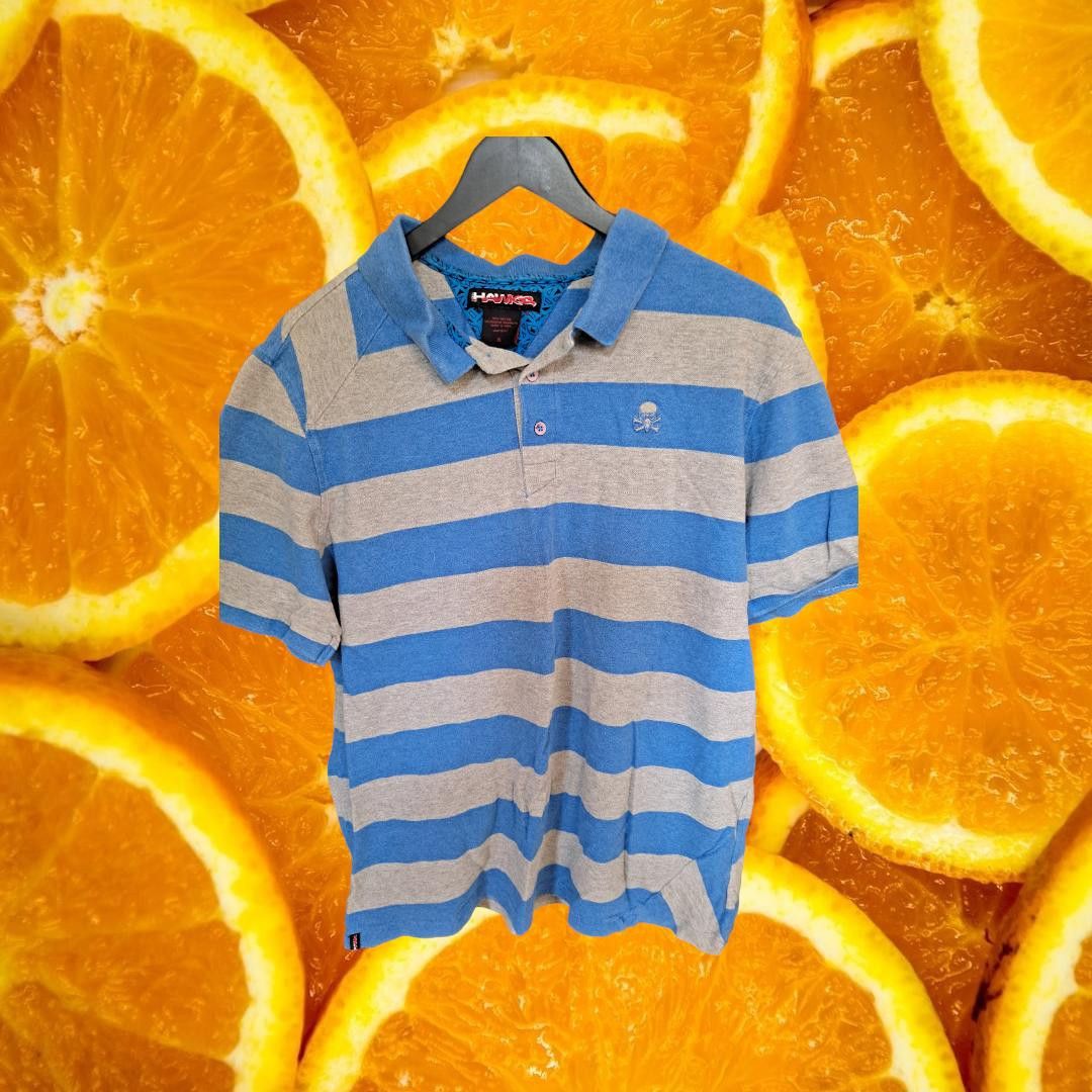 Hawk Hawk Blue and Gray Polo Size XL Size US XL / EU 56 / 4 - 1 Thumbnail