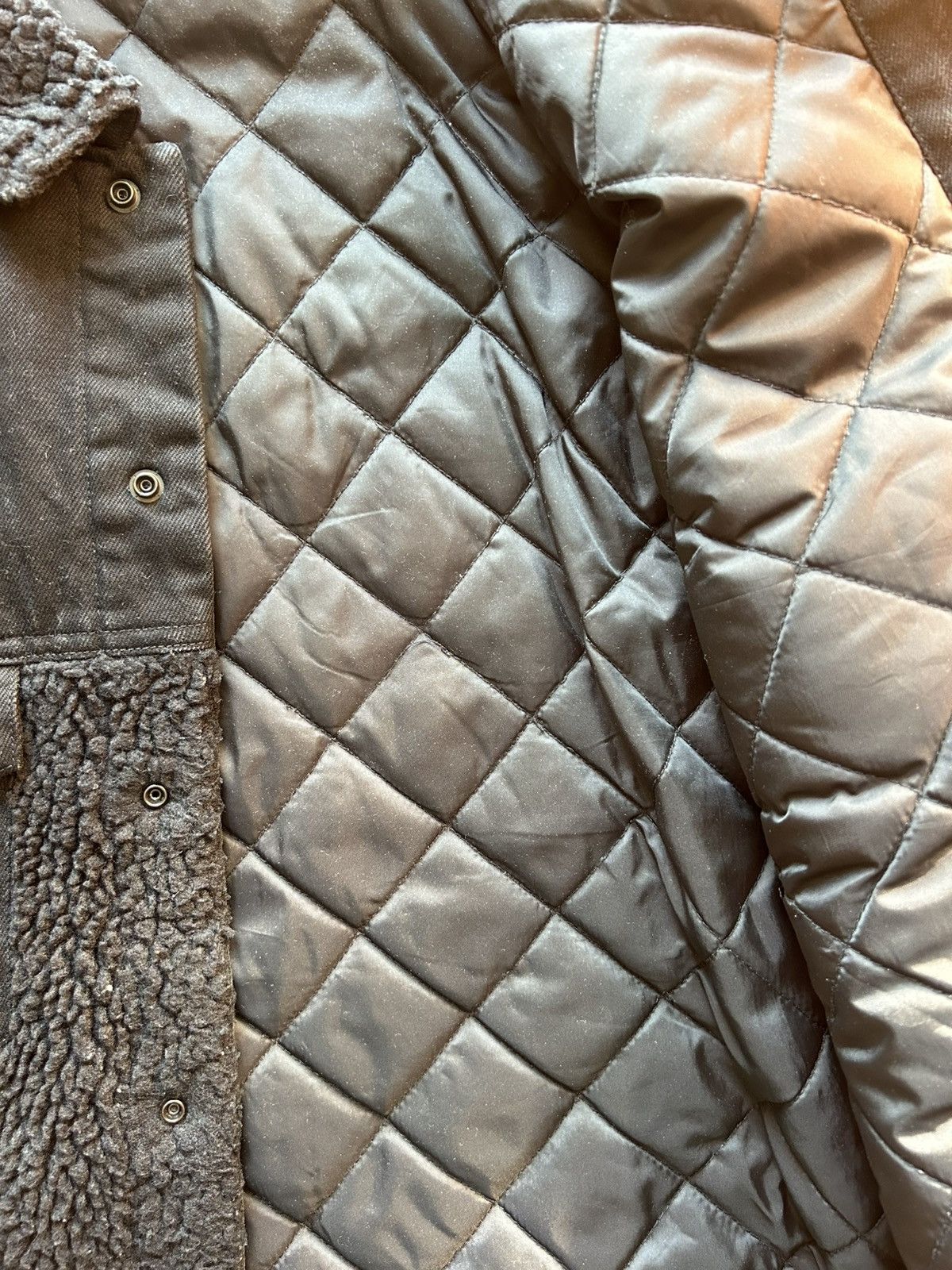Levi's Made & Crafted Levi’s Made & Crafted Black Sherpa Trucker Jacket Size US M / EU 48-50 / 2 - 4 Thumbnail