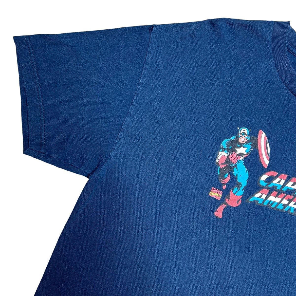Marvel Comics × Vintage 2000s Marvel Comics Captain America Superhero Graphic Tee Size US XL / EU 56 / 4 - 4 Thumbnail