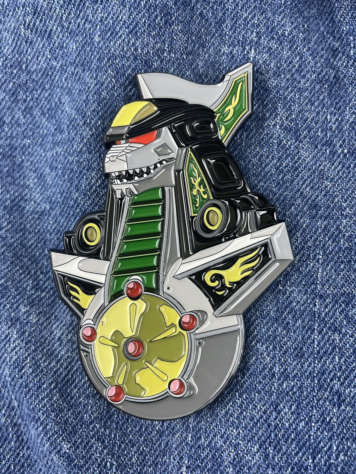 Other Power Rangers Dragonzord Enamel Pin Size ONE SIZE - 1 Thumbnail