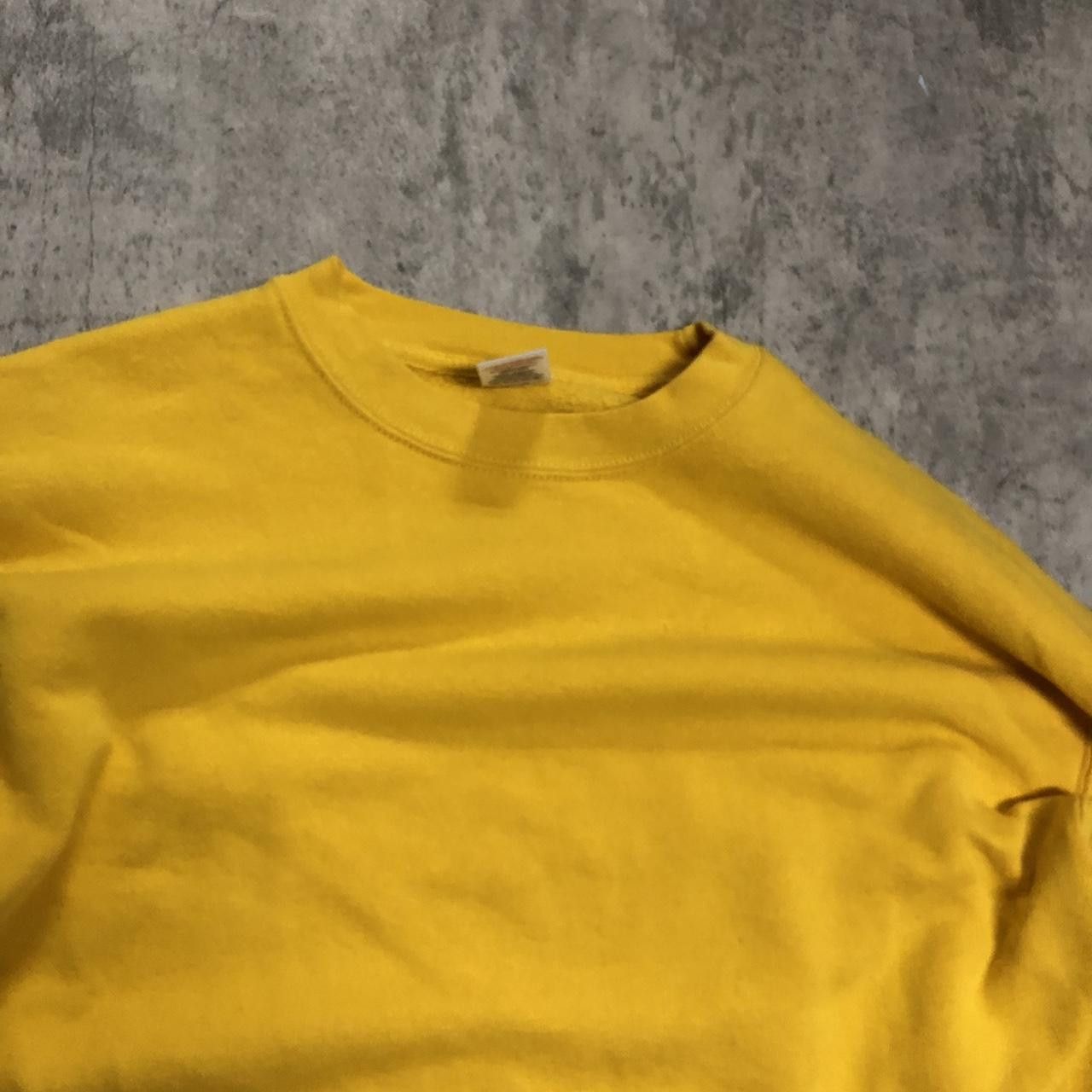 Fruit Of The Loom Yellow Fruit of the Loom crewneck sweatshirt Size US XXL / EU 58 / 5 - 2 Thumbnail