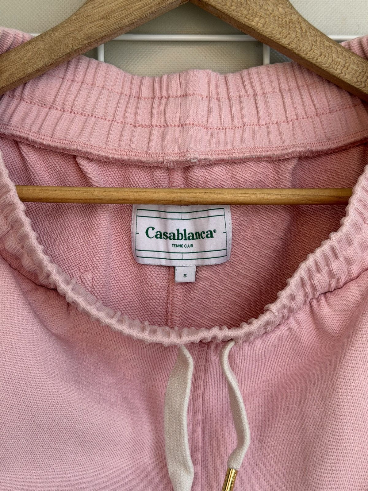 Casablanca Casablanca Logo Patch Pink Shorts Mens Size S Organic Cotton Size US 32 / EU 48 - 10 Thumbnail