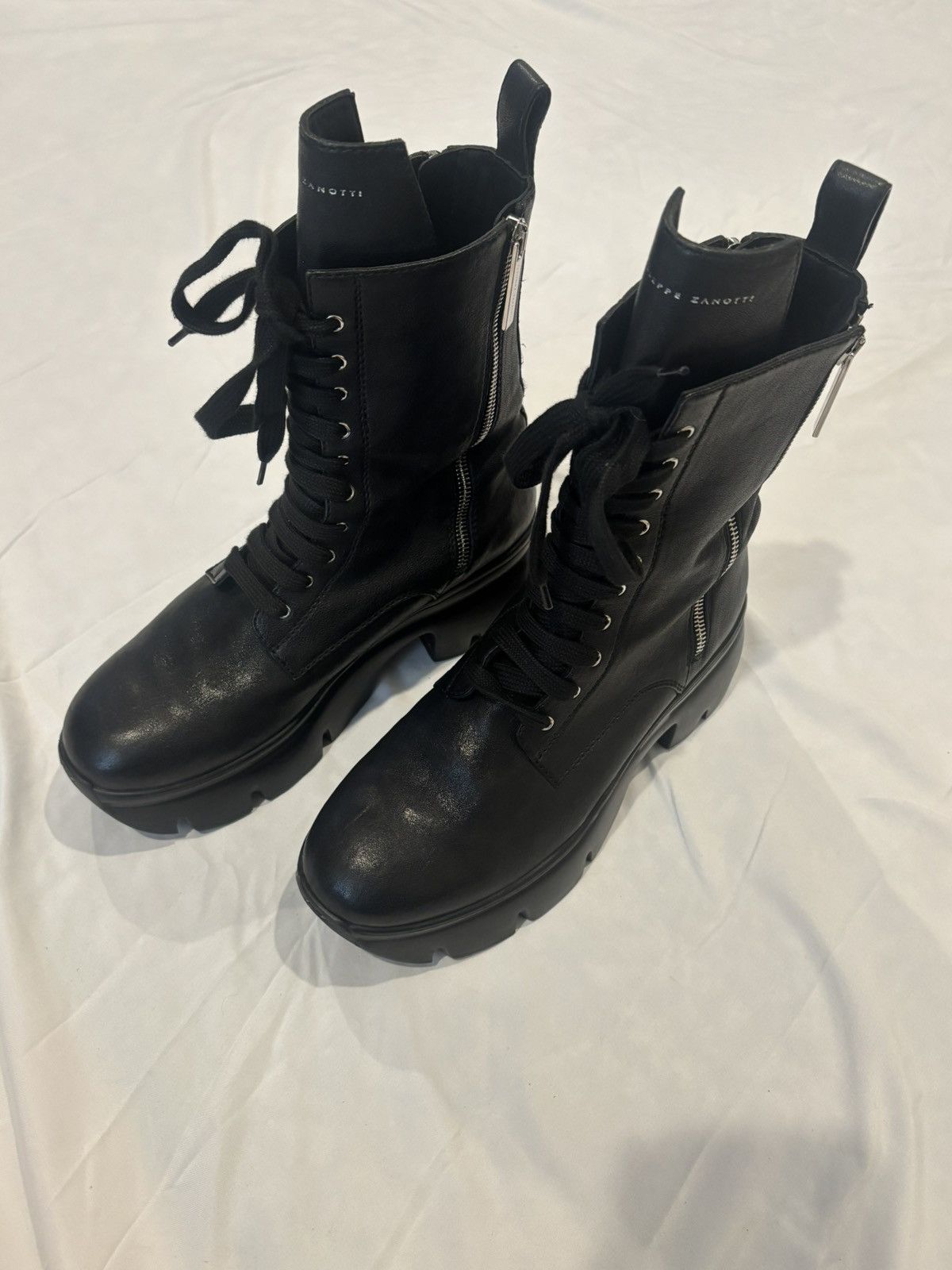 Giuseppe Zanotti Giuseppe Zanotti APOCALYPSE Combat Boots EU 40 Men's 7.5 Size US 10 / IT 40 - 2 Thumbnail