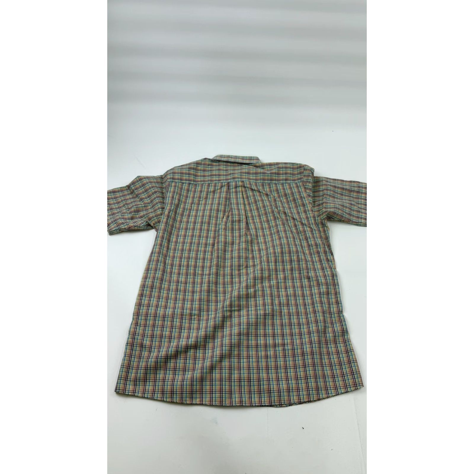 Neiman Marcus Neiman Marcus Shirt Mens Medium Multicolor Plaid Wrinkle Free Button Up Size US M / EU 48-50 / 2 - 6 Thumbnail