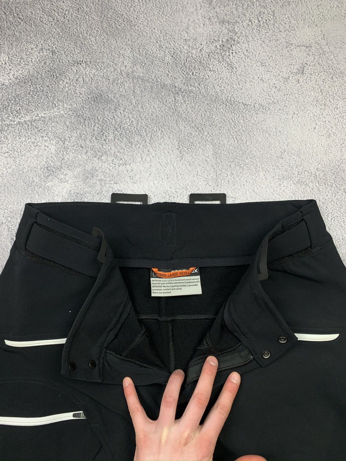 ORTOVOX Ortovox Womens Ski Pants Black L Shell Waterproof Light Size 32" / US 10 / IT 46 - 5 Thumbnail