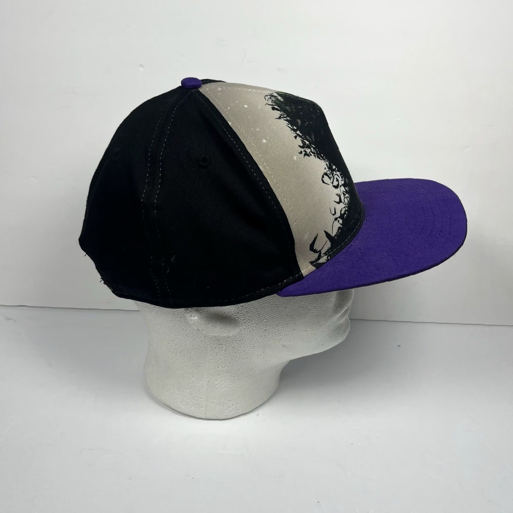 New Era New Era 59Fifty SnapBack Batman Origins Joker Medium-Large Adjustable Hat Unisex Adults Black Polyester Canvas Cap Size ONE SIZE - 4 Thumbnail