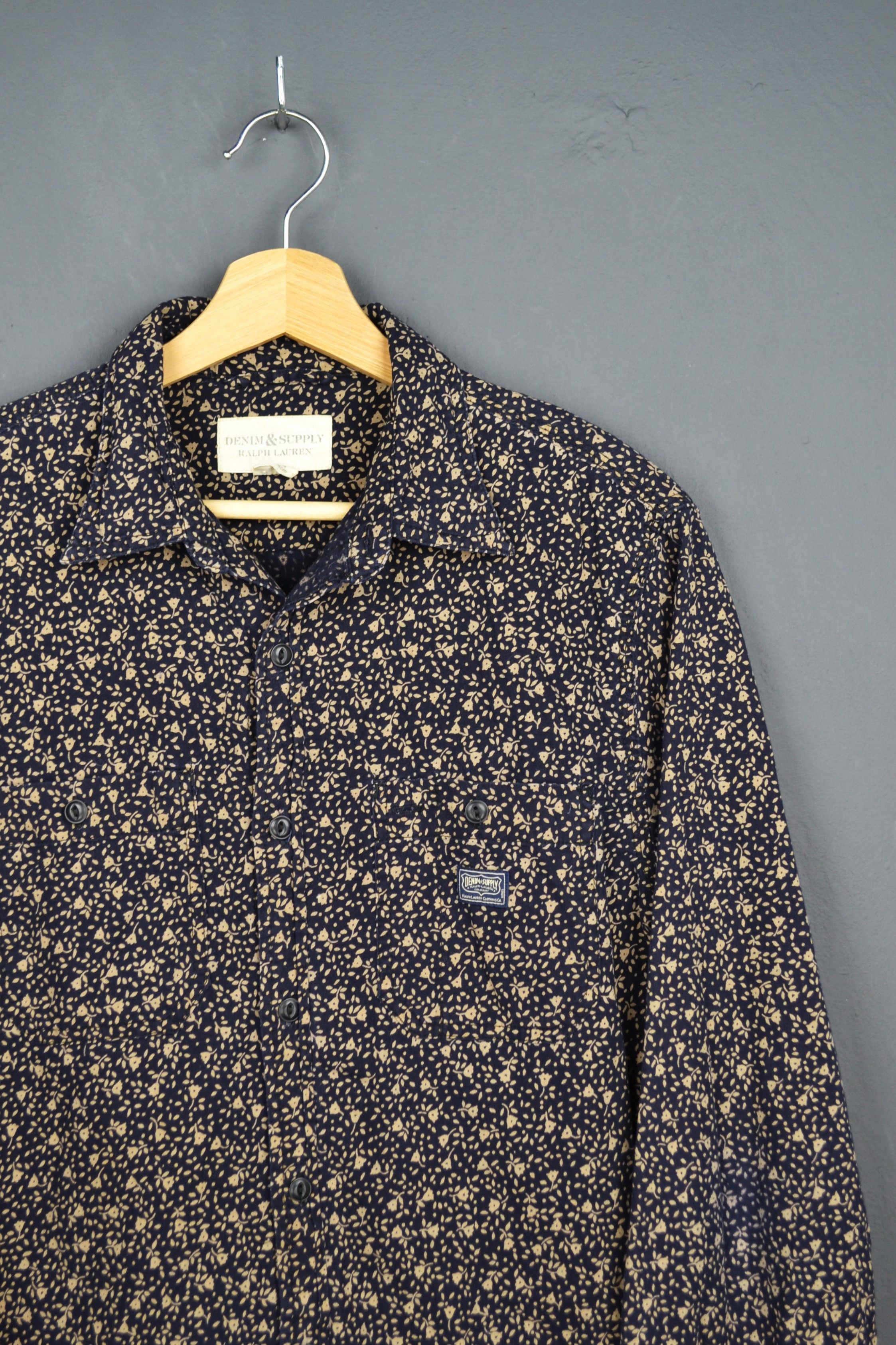 Denim & Supply Ralph Lauren Ralph Lauren Denim & Supply Floral Print Shirt M Cotton Size US M / EU 48-50 / 2 - 1 Thumbnail