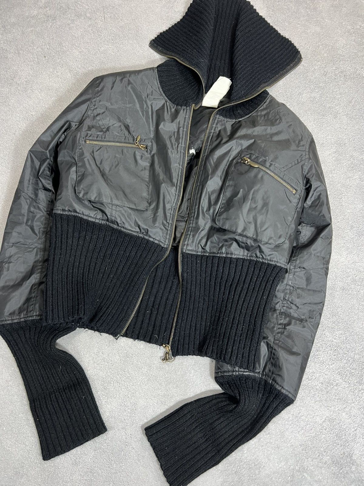 If Six Was Nine VTG If Six Was Nine Style Puffer Bomber Jacket Fur Hood Size US S / EU 44-46 / 1 - 4 Thumbnail