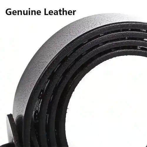 Leather Leather Belt Women Lady Punk Size ONE SIZE - 4 Thumbnail