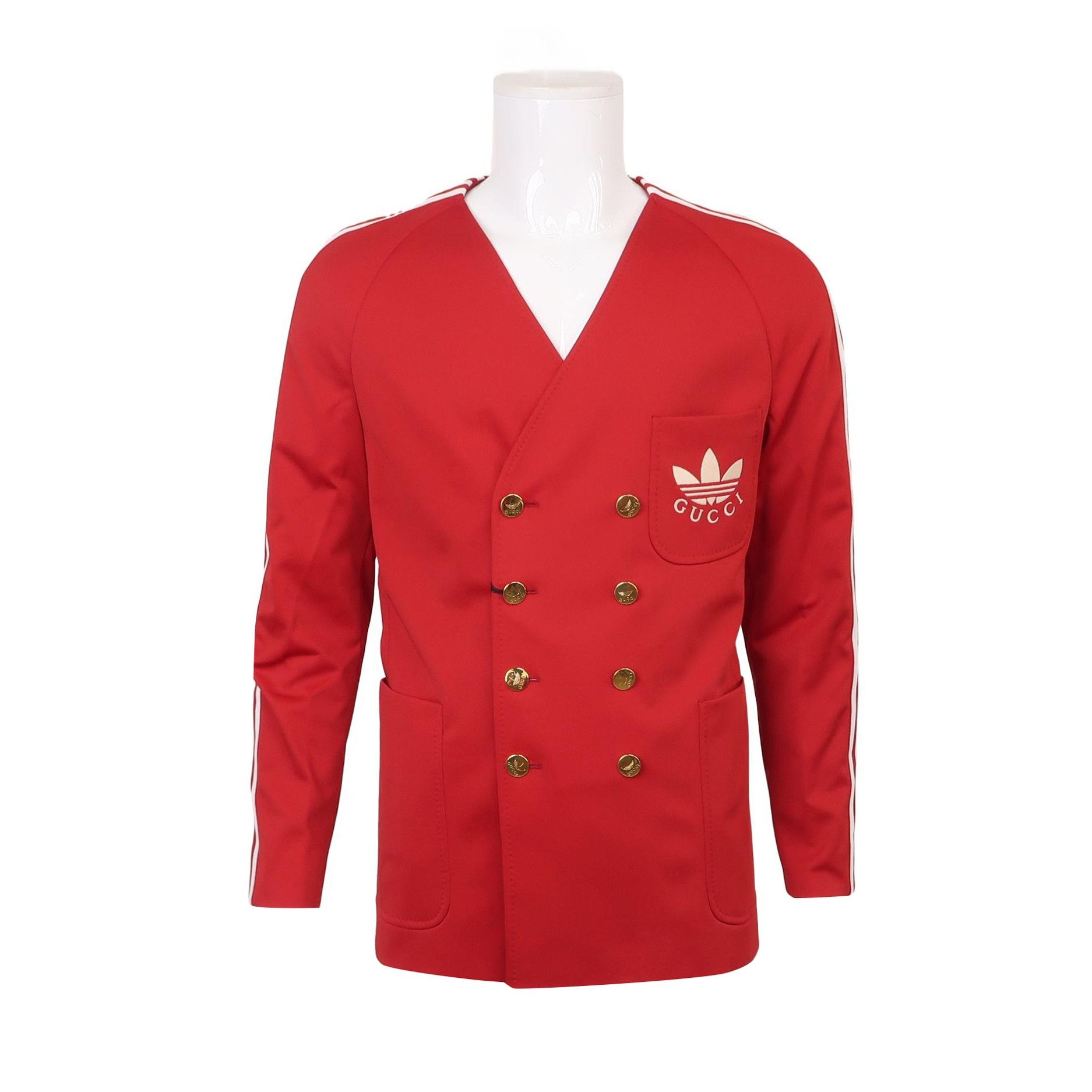Gucci x Adidas V-Neck Logo Jacket M