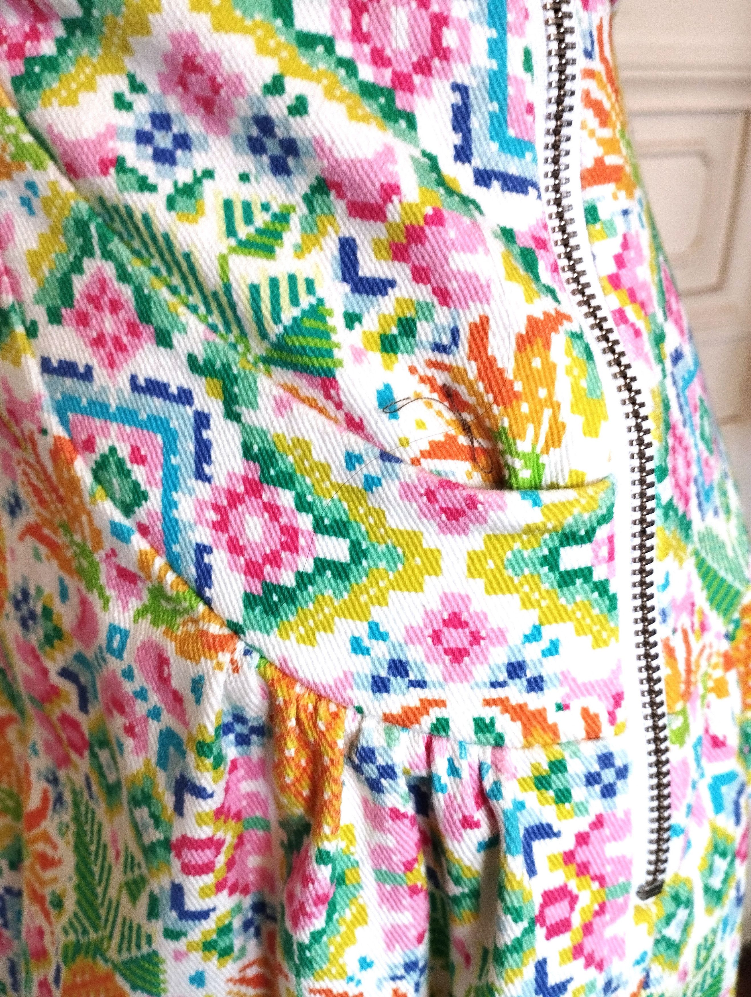 Designer Manoush Robe Pineapple TXS Size XS / US 0-2 / IT 36-38 - 3 Thumbnail
