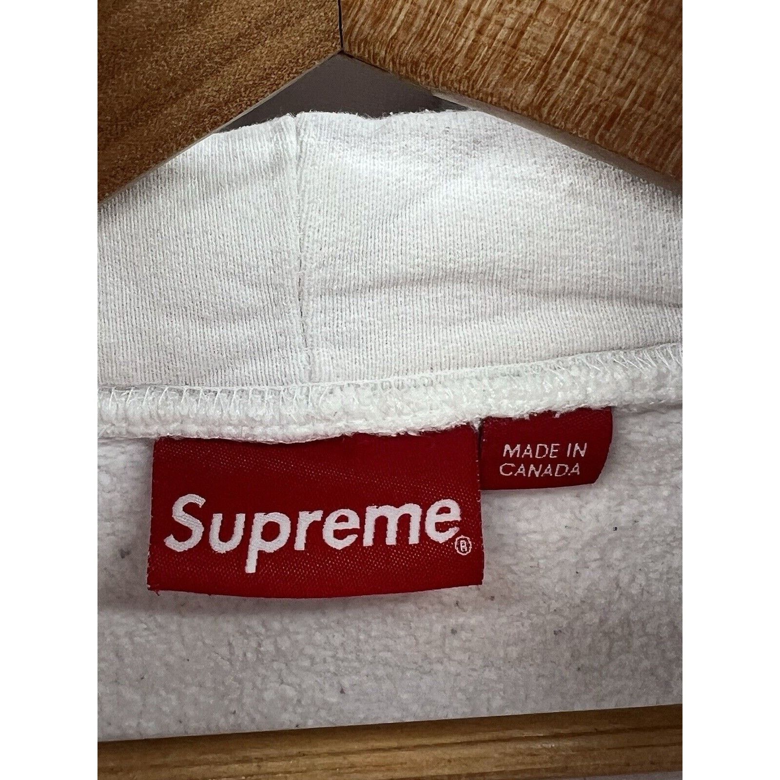 Supreme Supreme Franklin Hooded Sweatshirt White Sz: M Size US M / EU 48-50 / 2 - 3 Thumbnail