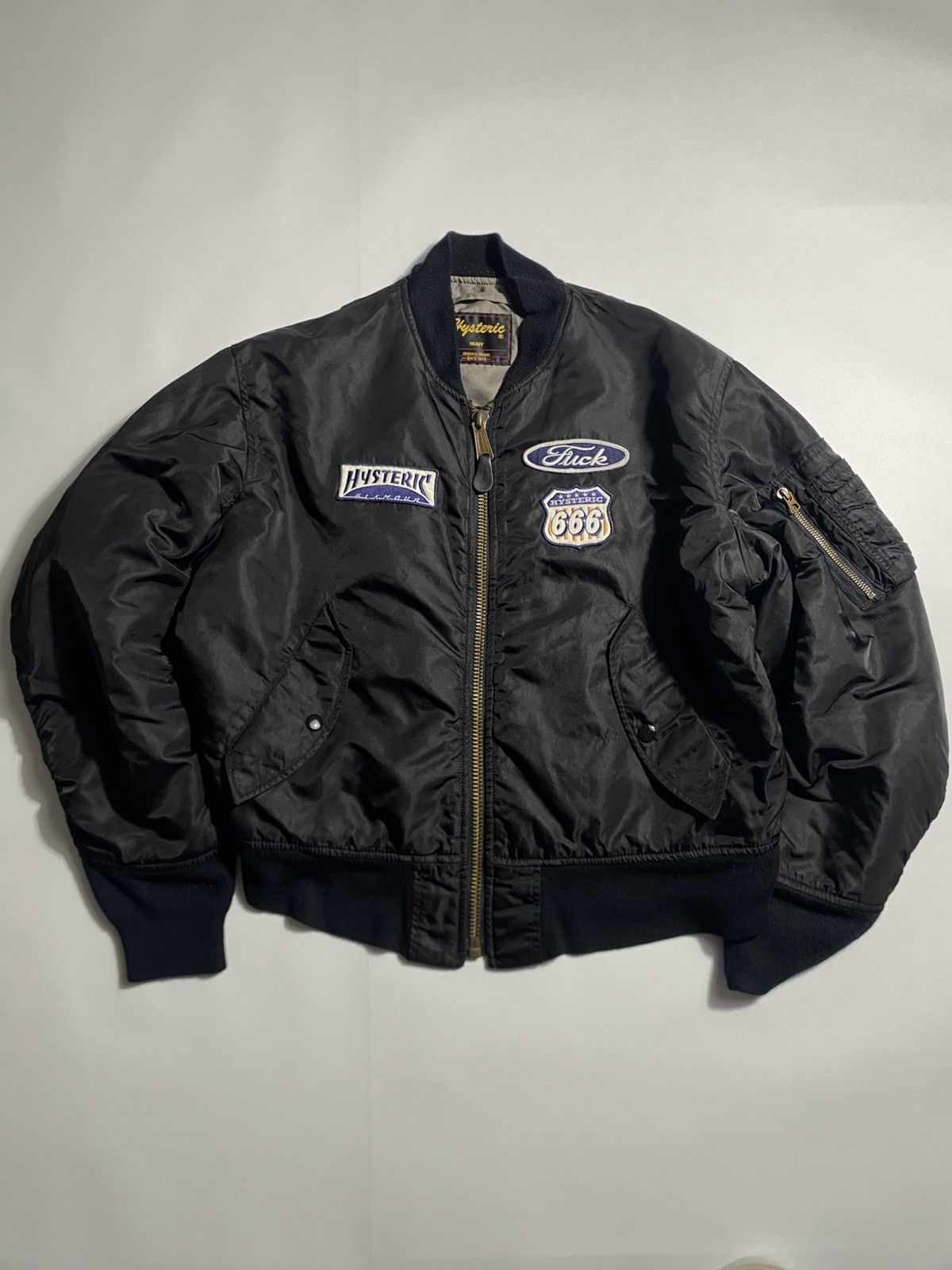 Hysteric Glamour HYSTERIC GLAMOUR MA-1 FLIGHT 666-FUCK REVERSIBLE JACKET Size US M / EU 48-50 / 2 - 1 Thumbnail