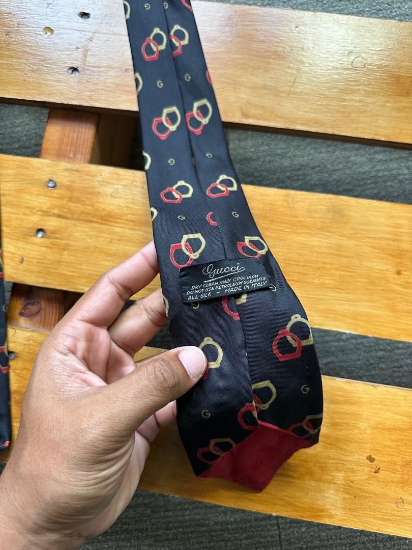 Gucci VINTAGE GUCCI MONOGRAM TIE Size ONE SIZE - 4 Thumbnail