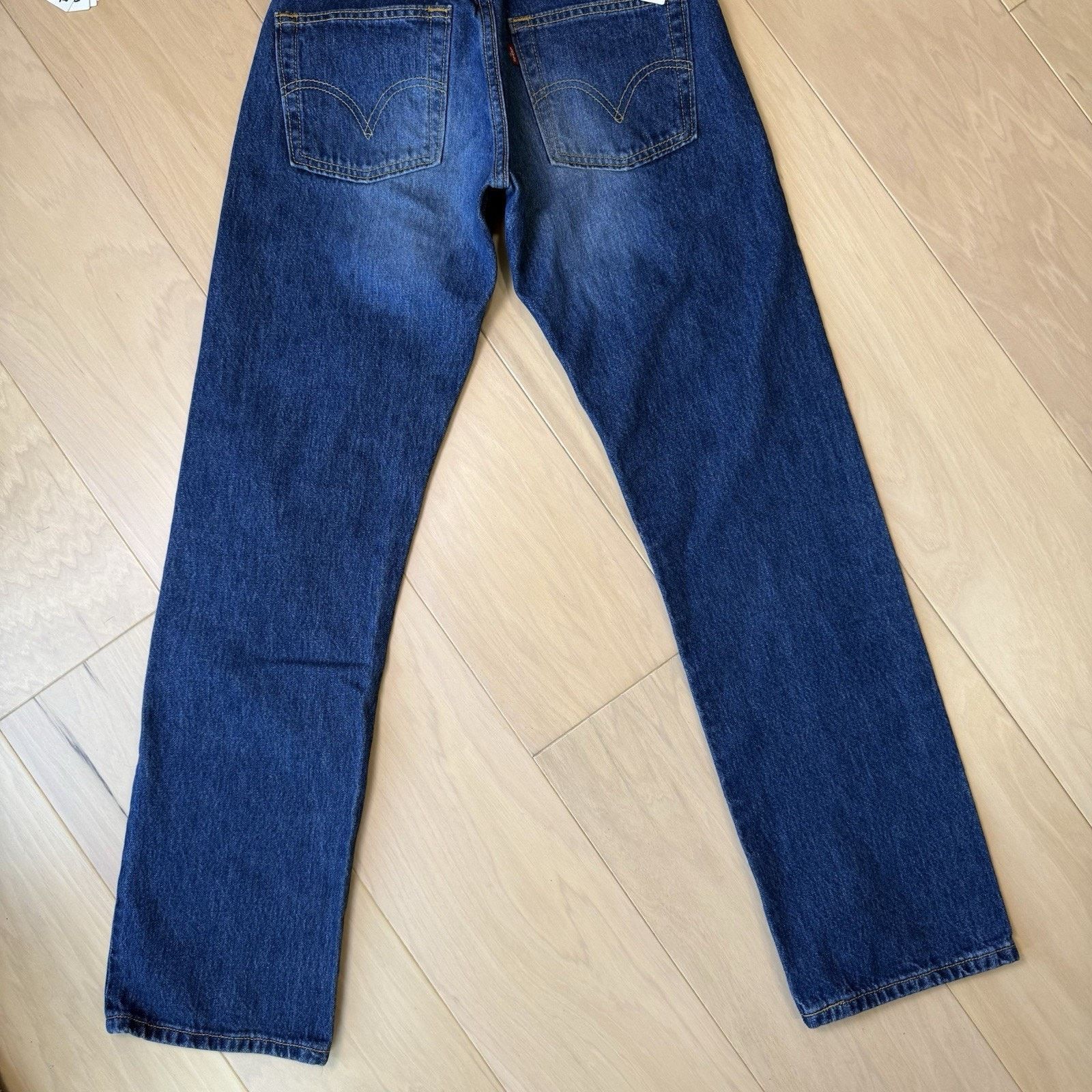 Levi's Vintage Levis 501 Jeans 25 Blue Straight Leg Denim For Women Size US 26 / EU 42 - 11 Thumbnail