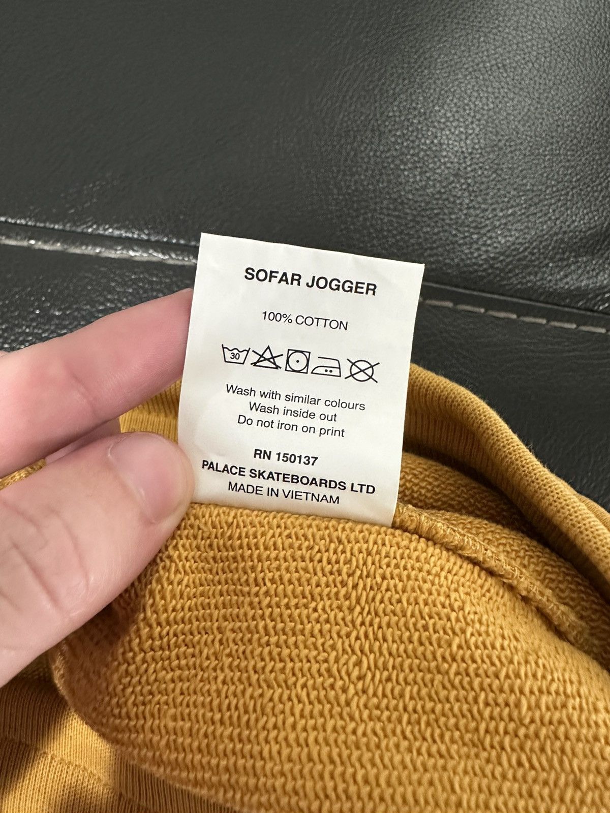 Palace Palace Jogger Sweatpants Yellow Tri-ferg Size US 33 - 6 Thumbnail