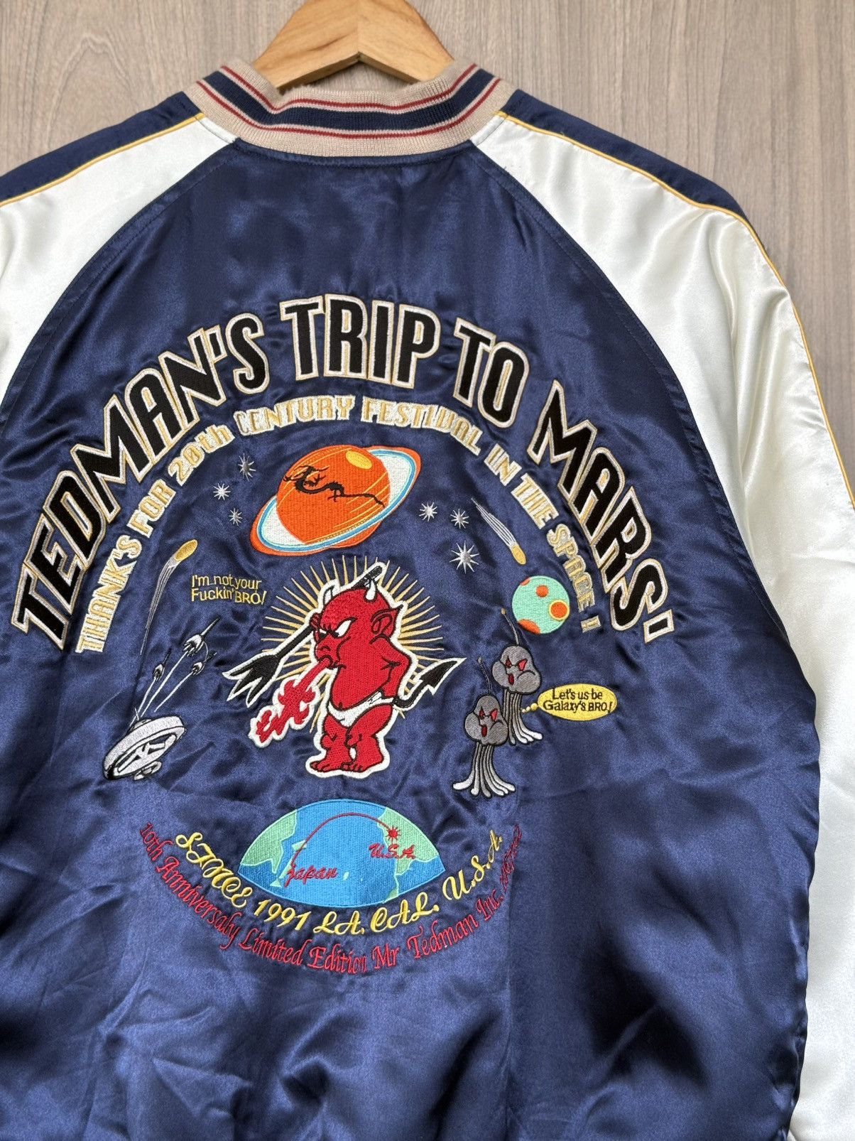 Tedman Vintage Tedman Embroided 10th Anniversary Limited Edition‼️ Size US L / EU 52-54 / 3 - 5 Thumbnail