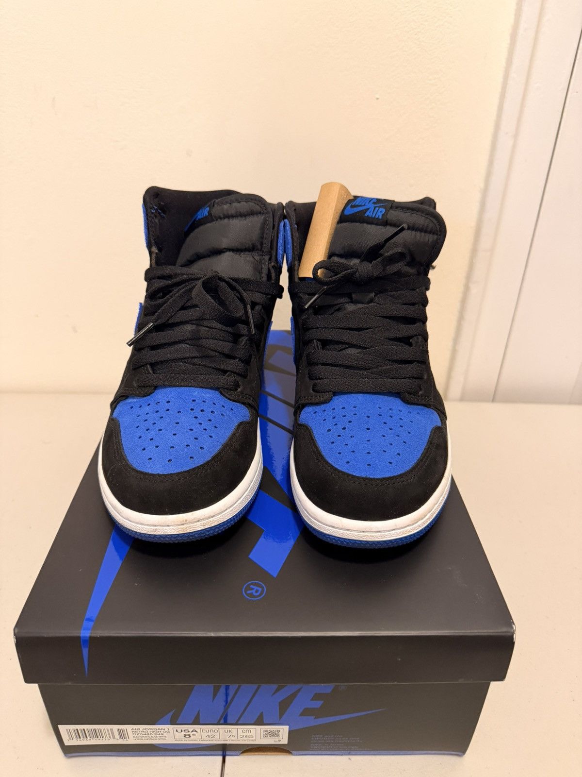 Jordan Brand Jordan 1 Retro High OG Royal Reimagined size 8.5 Men Size US 8.5 / EU 41-42 - 1 Thumbnail