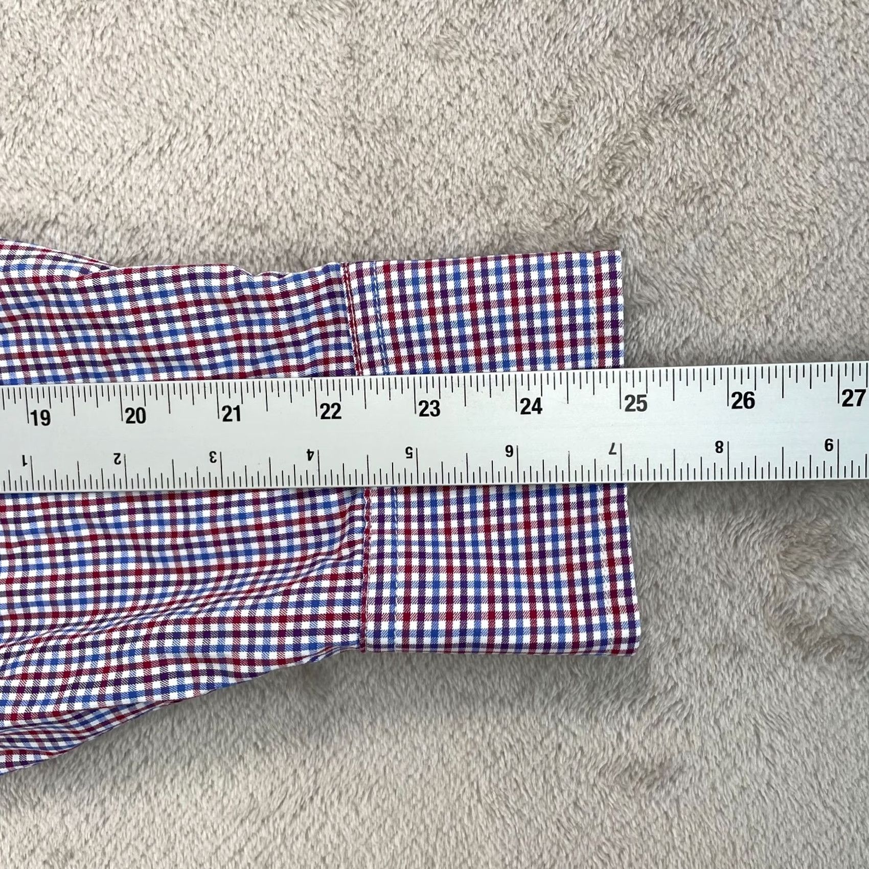 UNTUCKit UNTUCKit Performance Shirt XL Multi Gingham Check Long Sleeve Casual Office Prep Shirt Men's XL Multicolor Check-Nylon Spandex Button-Down Size US XL / EU 56 / 4 - 7 Thumbnail