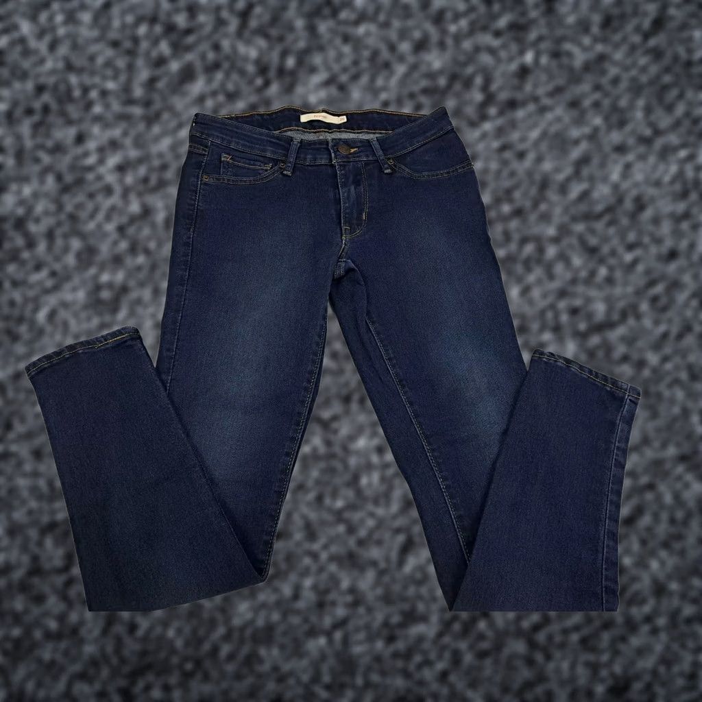 Levi's Levi's 711 Skinny Jeans - Denim Slim Jeans - Medium Wash - 26 x 28 - 5-Pocket - Button_Zip Closure - Levi's Logo - Women's Fashion Size 26" / US 2 / IT 38 - 1 Thumbnail