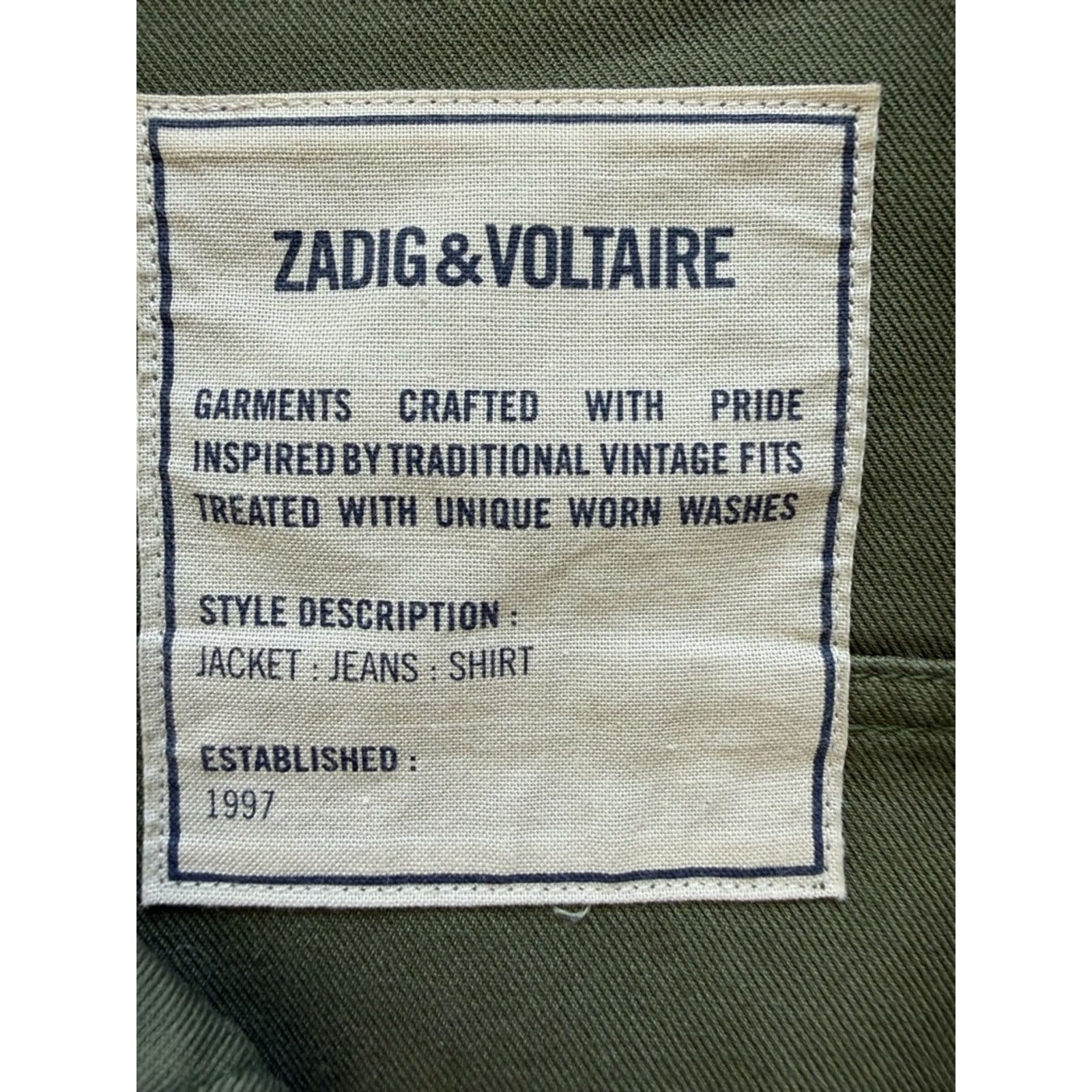 Zadig & Voltaire Zadig and Voltaire military style parka/jacket size S Size S / US 4 / IT 40 - 7 Thumbnail