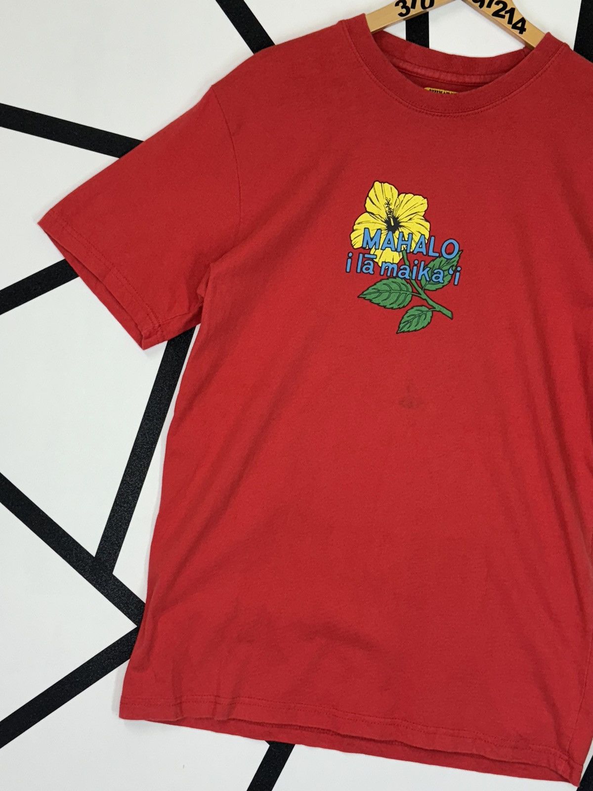 Vintage Chinatown Market MAHALO HIBISCUS YELLOW Tee Size US M / EU 48-50 / 2 - 3 Thumbnail