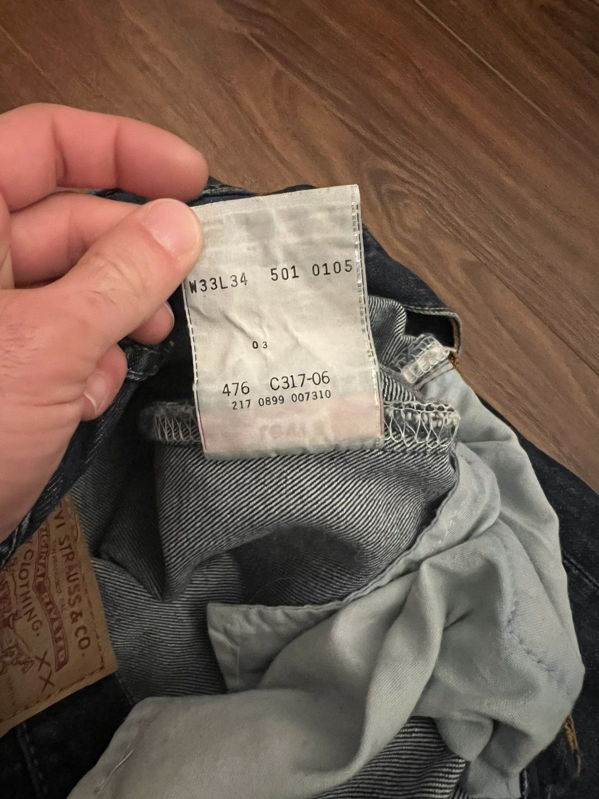 Levi's Vintage 90s Levi’s 501 Denim Jeans Size US 30 / EU 46 - 15 Thumbnail