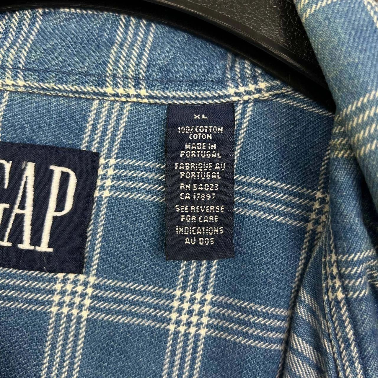 Gap Gap Button Down Shirt Men Flannel Plaid Cotton XL Size US XL / EU 56 / 4 - 3 Thumbnail