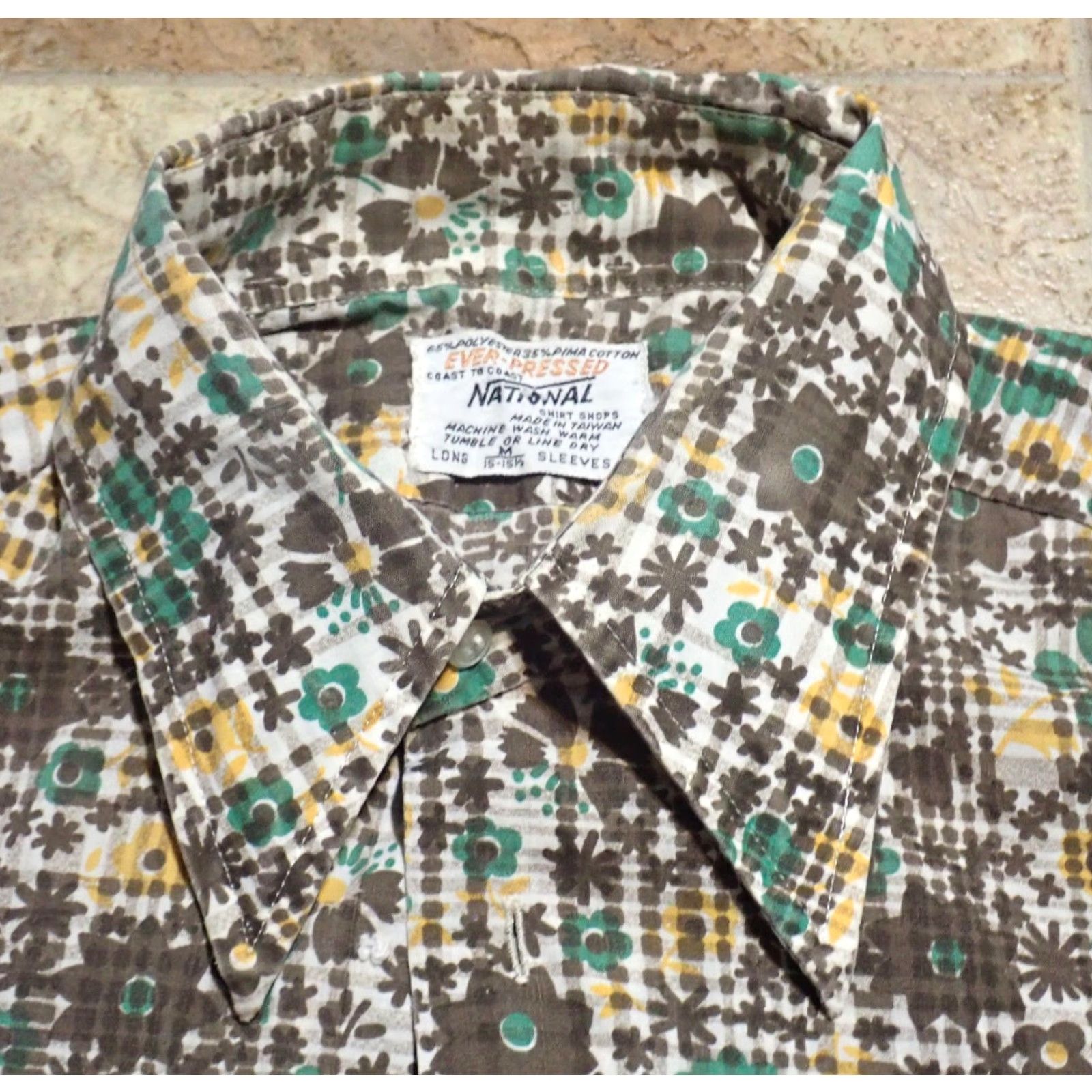 Vintage VINTAGE National Shirt Shops Shirt Mens M 60s 70s Floral Rockabilly Disco AOP Bohemian 1970s Vintage True - Size US M / EU 48-50 / 2 - 3 Thumbnail