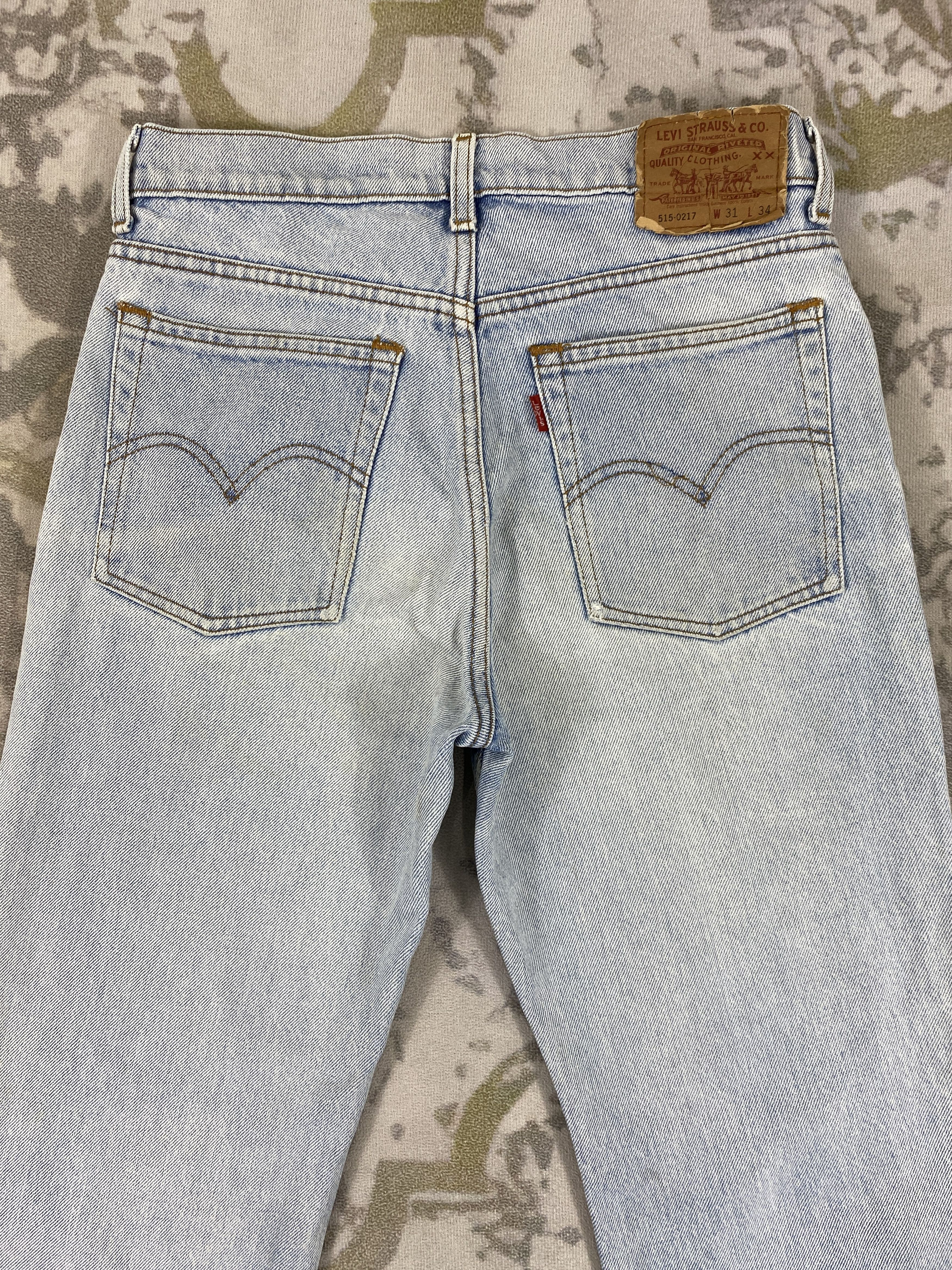 Levi's Distressed Blue Vintage Levi's 515 Jeans 30x31 Denim- JN3568 Size US 30 / EU 46 - 4 Thumbnail