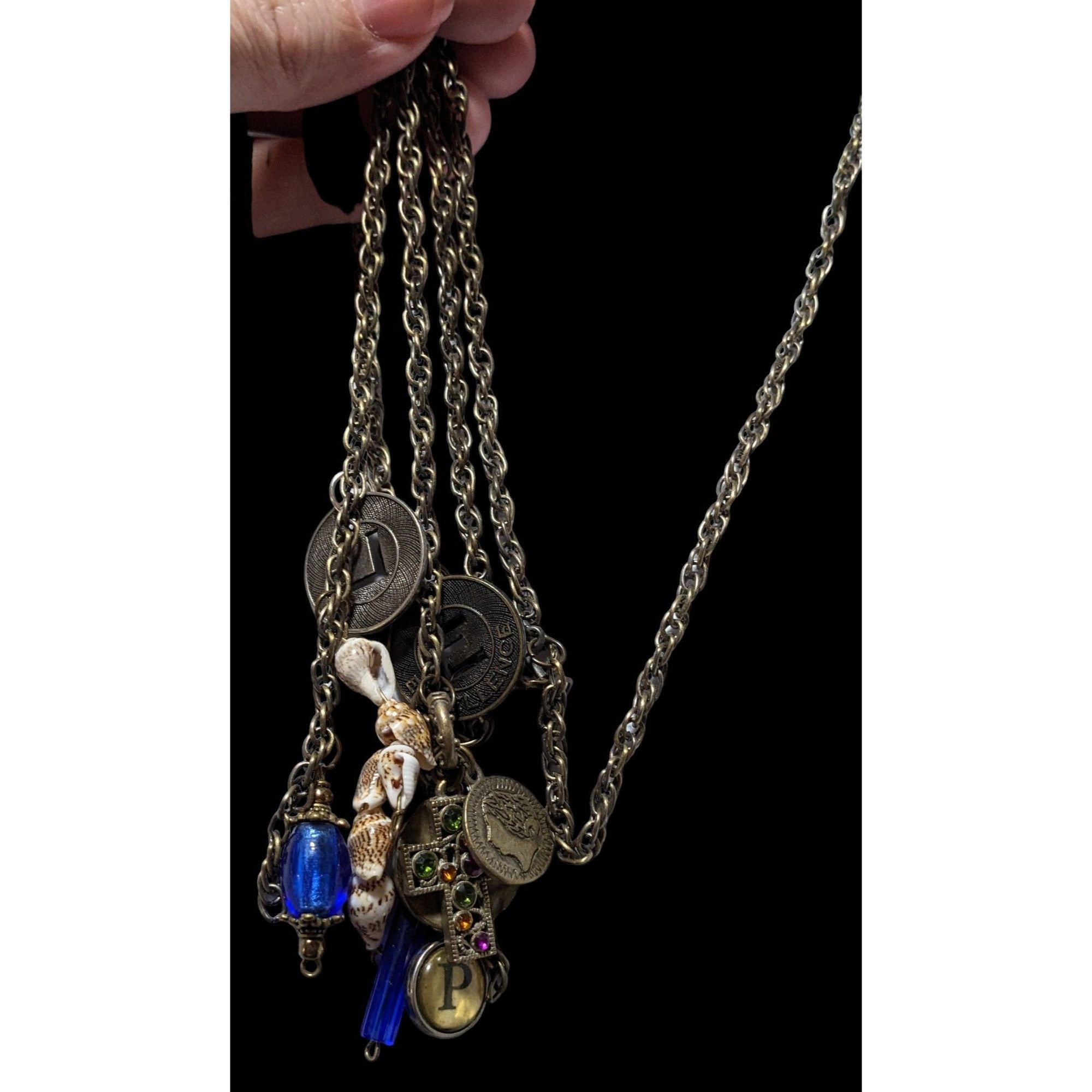 Other Chain Tassel Charm Necklace Size ONE SIZE - 2 Thumbnail
