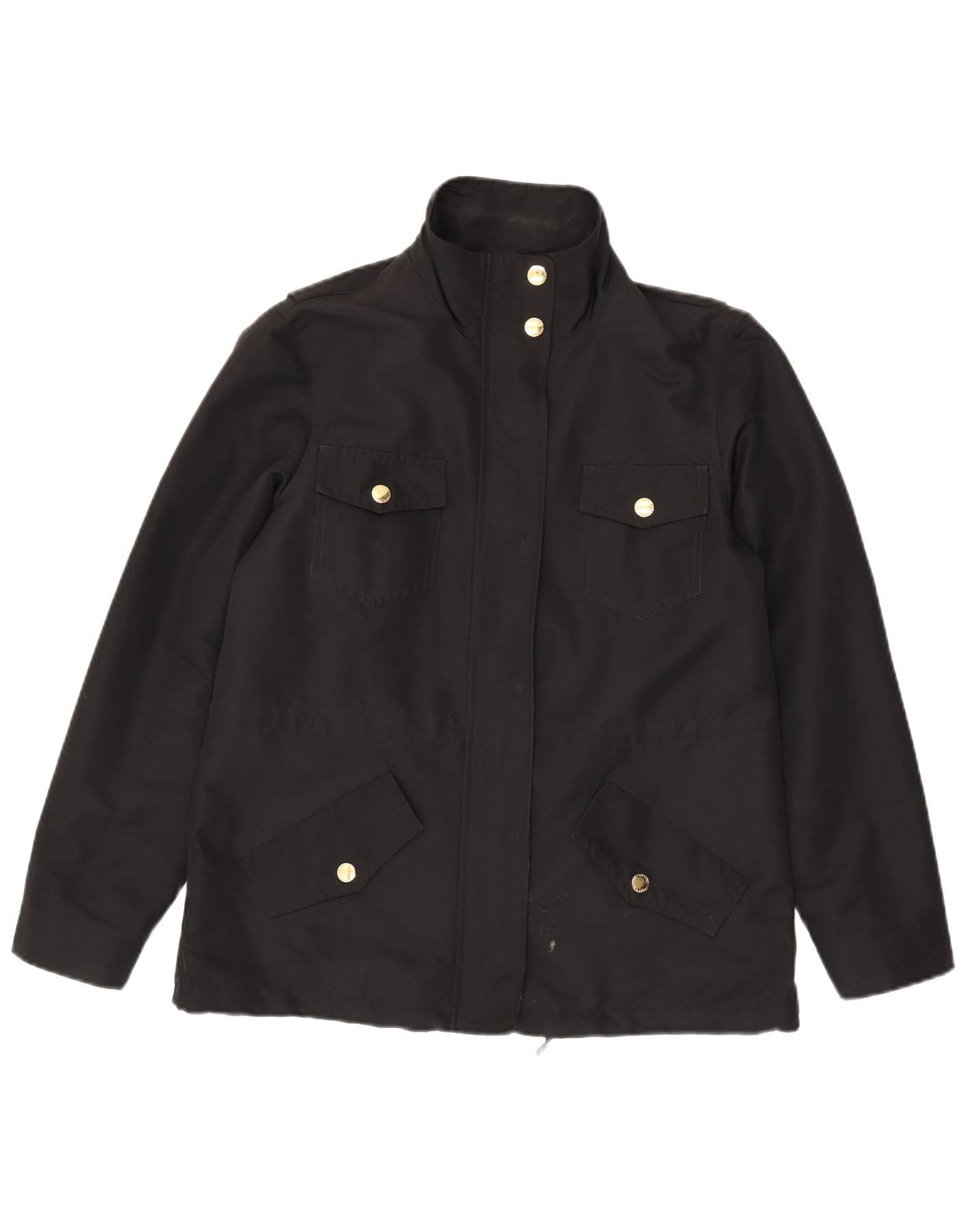 Ralph Lauren Womens Utility Jacket UK 14 Medium Black Polyester Size L / US 10 / IT 46 - 1 Thumbnail