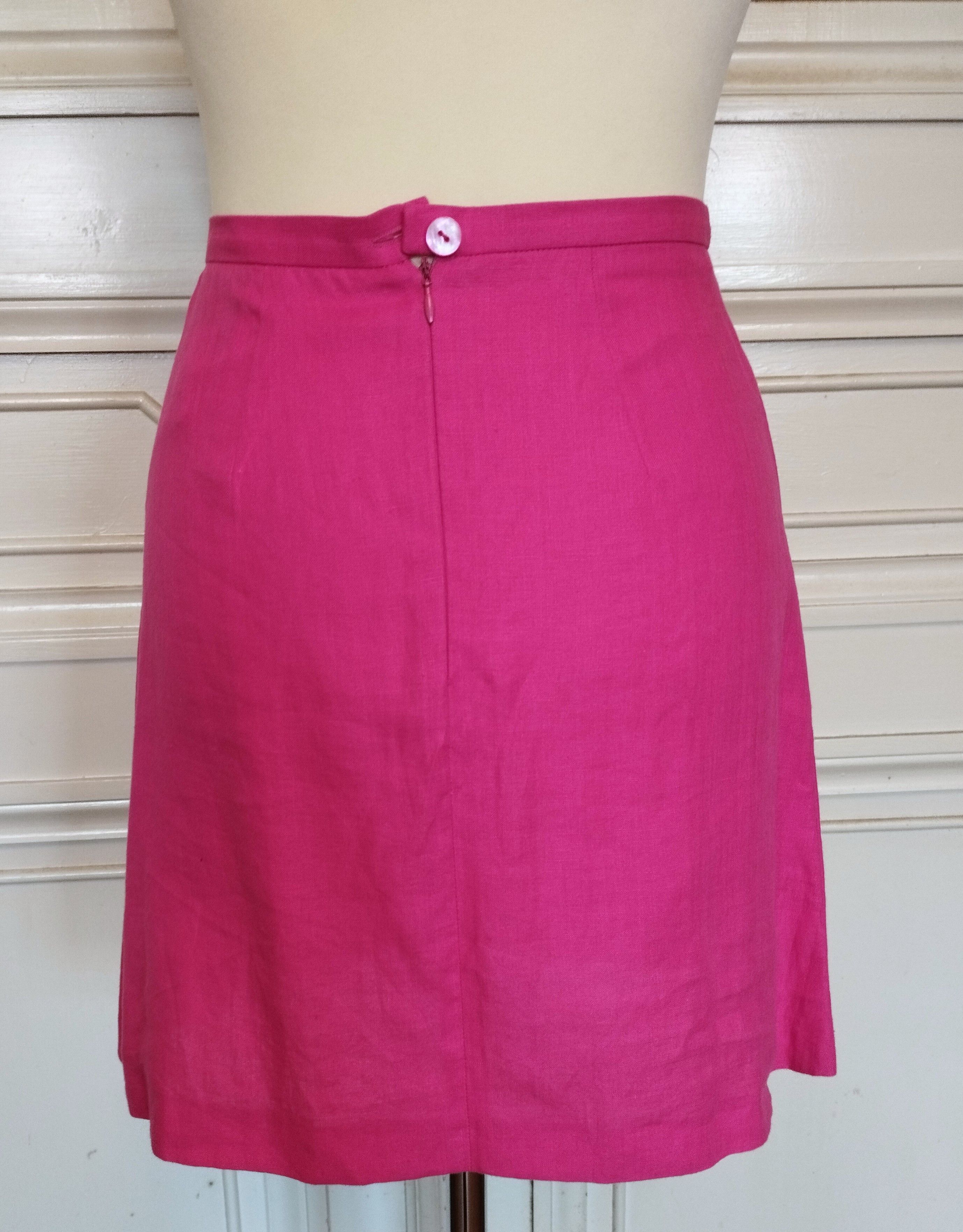 Kenzo Kenzo Jupe Lin Semi Tulipe T XS T32/34 Size 25" / US 0 / IT 36 - 3 Thumbnail