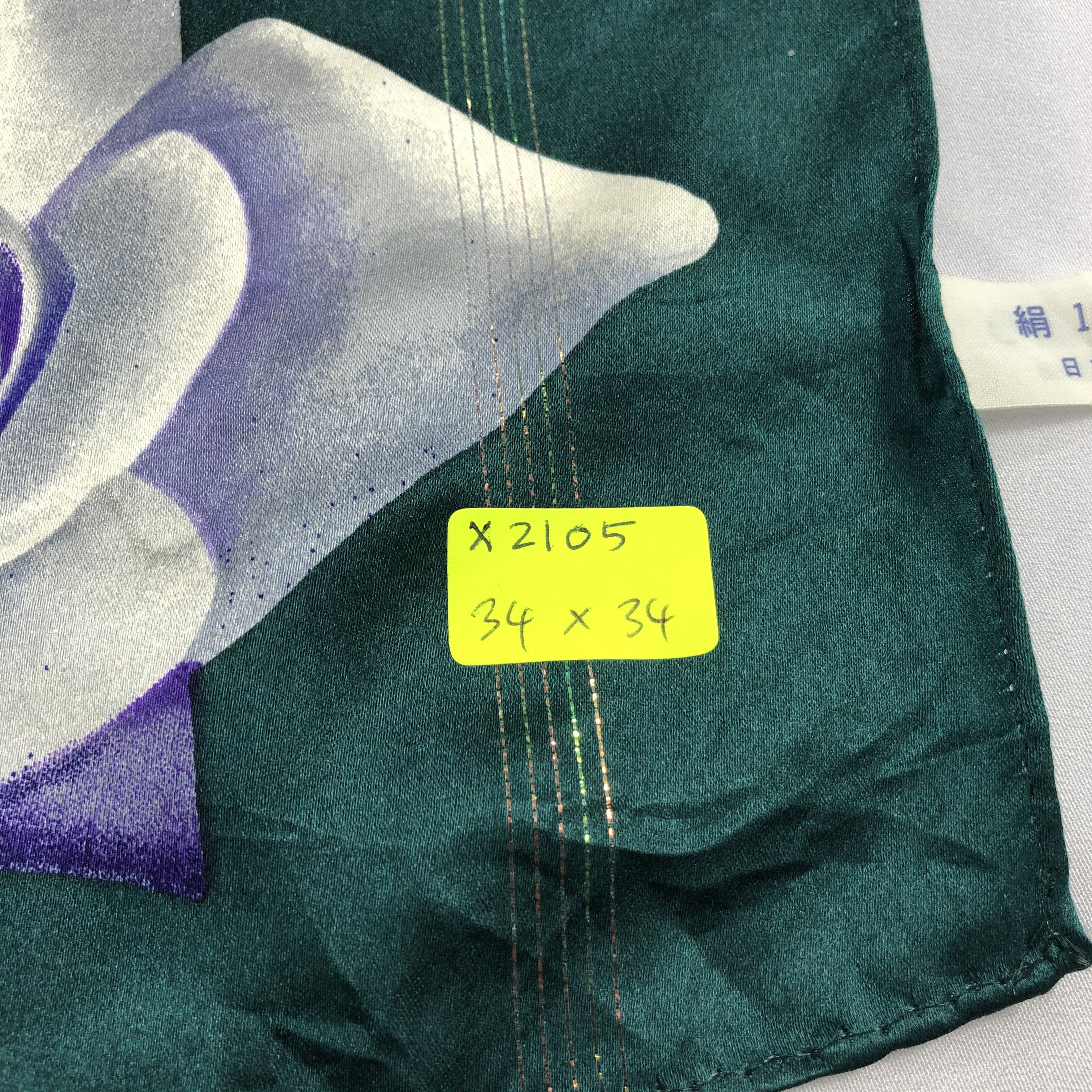Vintage Vintage Silk Scarf Size ONE SIZE - 7 Thumbnail