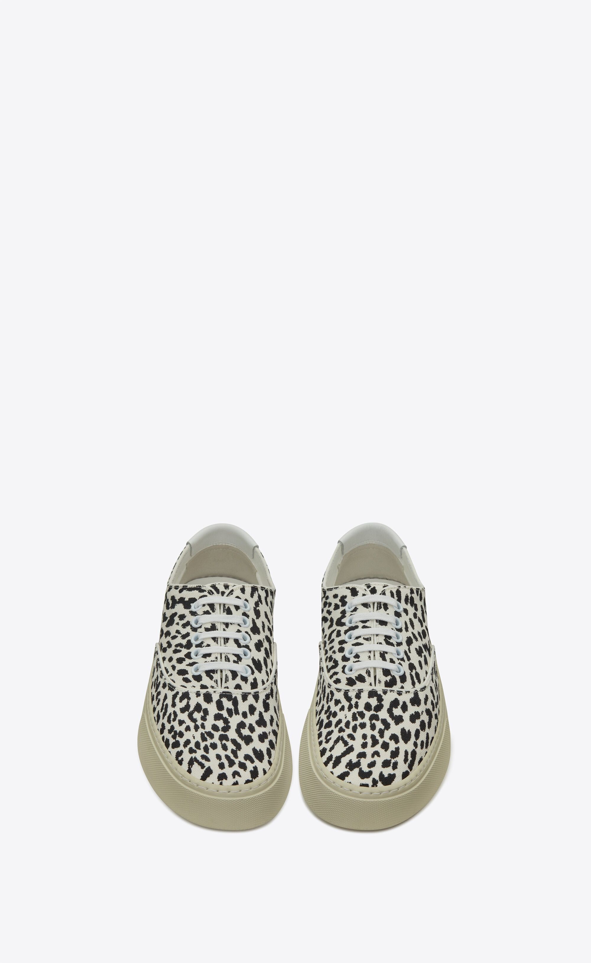 Saint Laurent Paris o1bcso1str1125 Venice Sneakers printed Canvas in Black/White Size US 7 / EU 40 - 3 Thumbnail