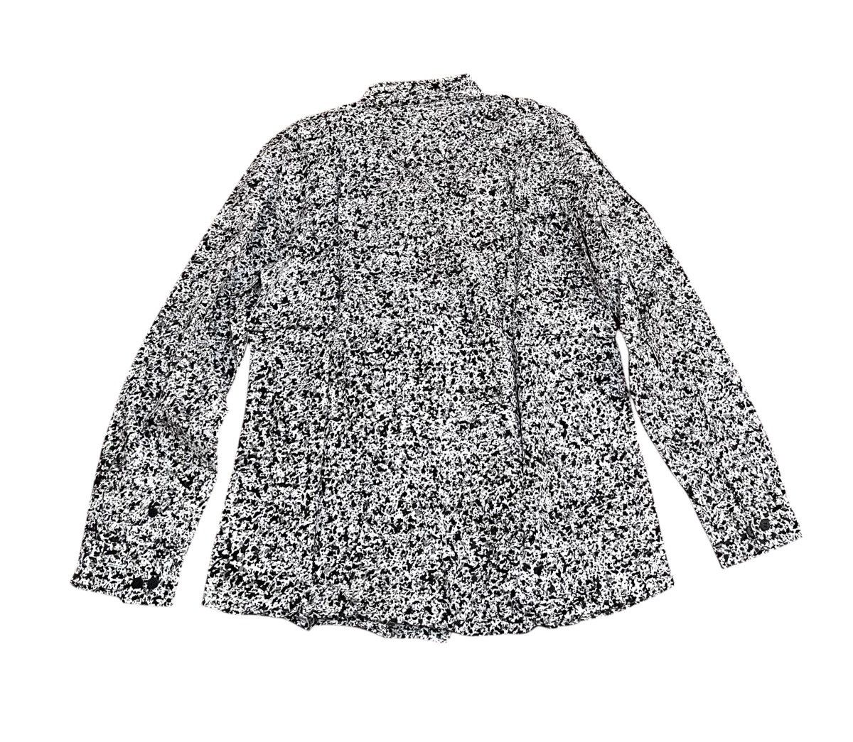 Issey Miyake Issey miyake men abstract print monochrome button up shirt Size US M / EU 48-50 / 2 - 6 Thumbnail