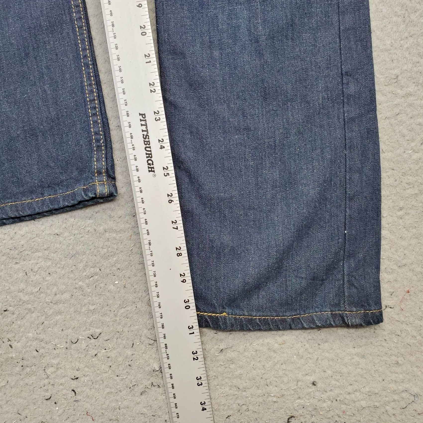 Levi's Levi's 514 Jeans Women 30x30 Blue Denim Dark Wash Red Tab Straight Leg Size 30" / US 8 / IT 44 - 5 Thumbnail