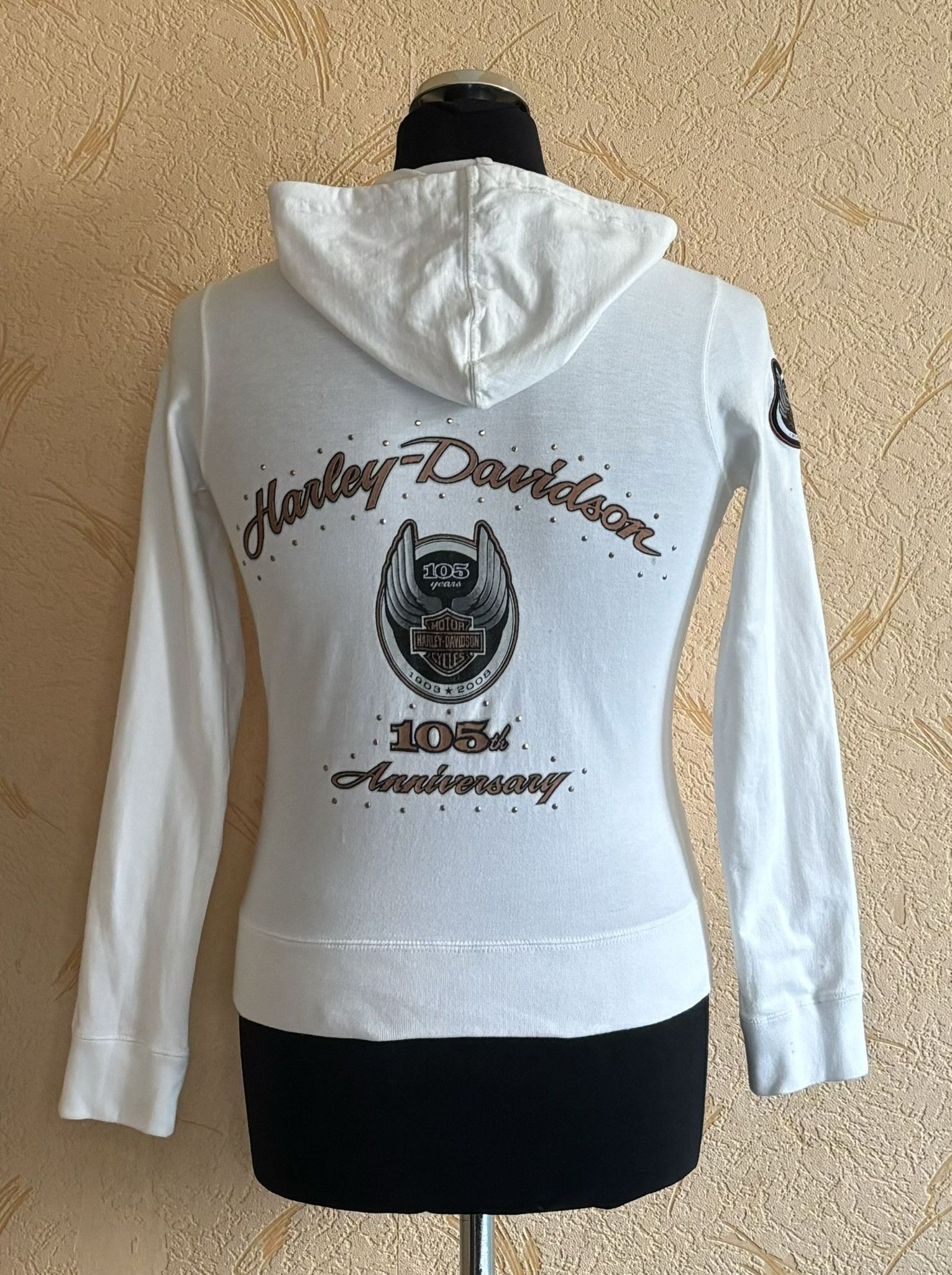 Harley Davidson Harley Davidson 105Th Anniversary 1903-2008 hoodie zip Size S / US 4 / IT 40 - 2 Thumbnail