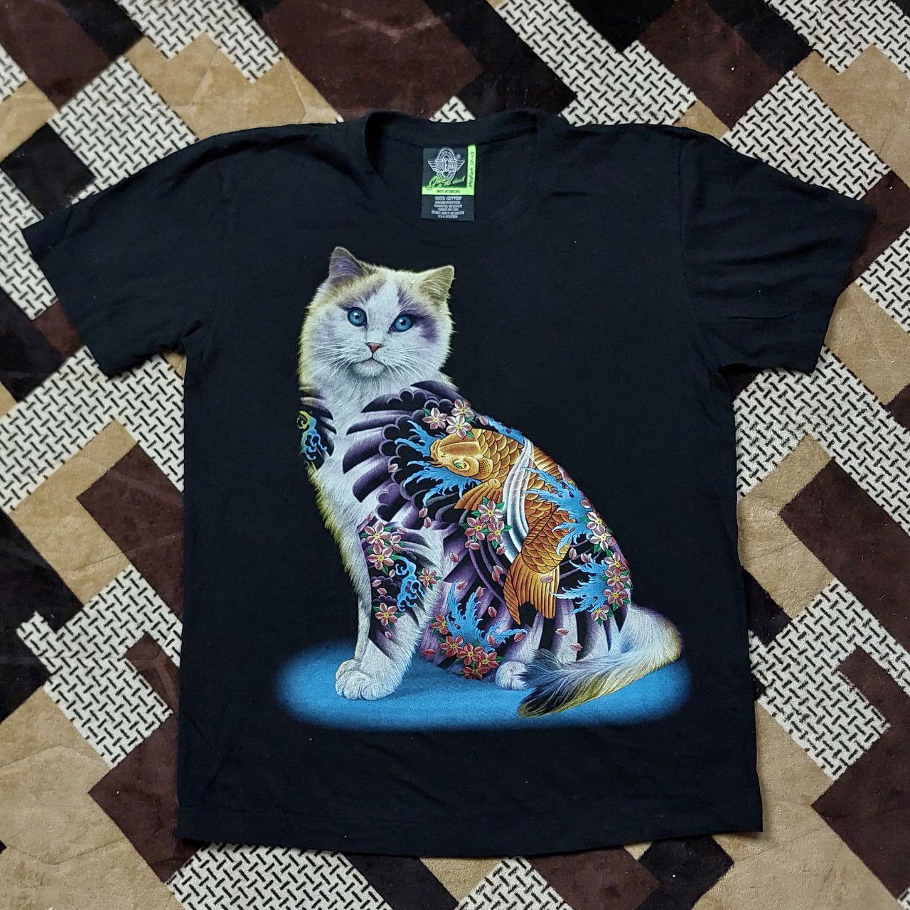 Other Glow In The Dark Cat Tee Size US M / EU 48-50 / 2 - 1 Thumbnail